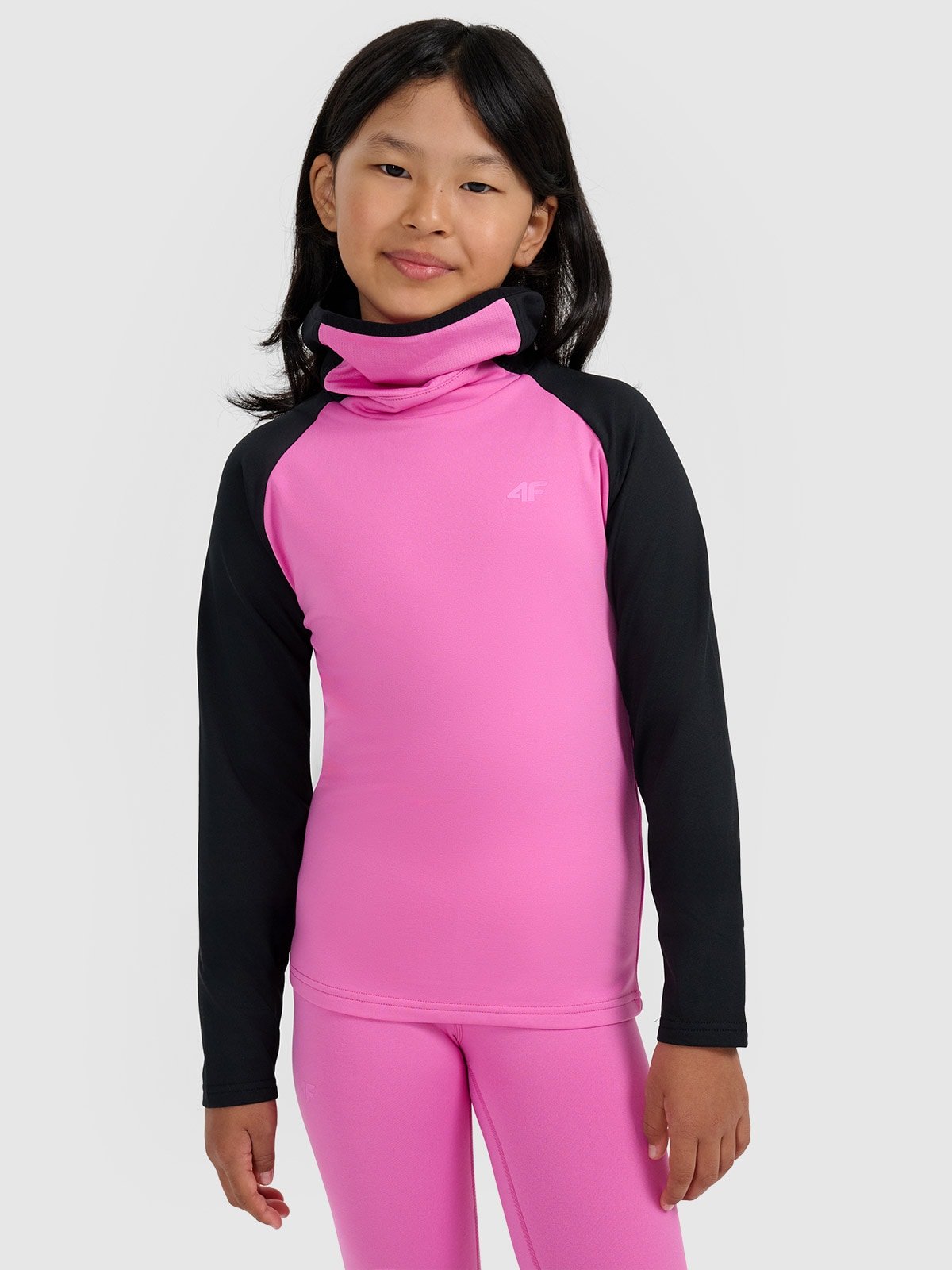 Дитяча термобілизна начісна (верх) - рожева