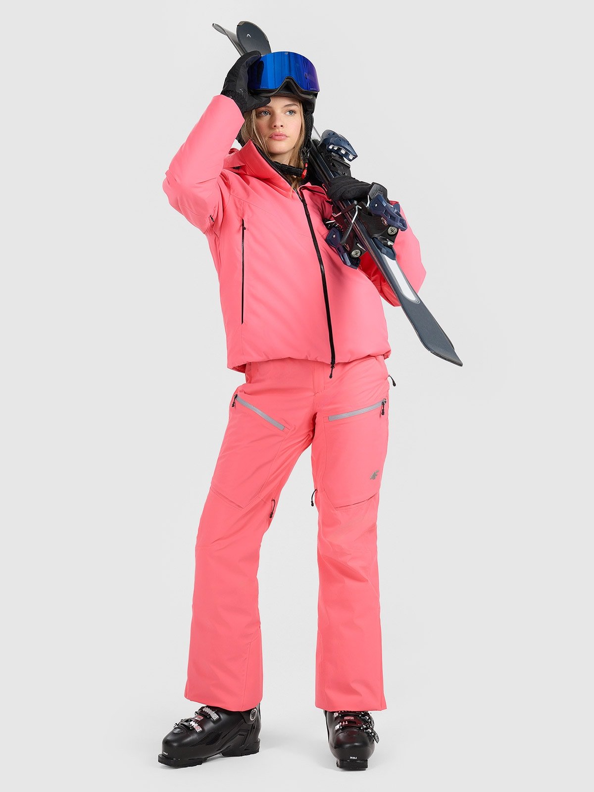 Жіночі лижні штани мембрана 15000 - рожеві