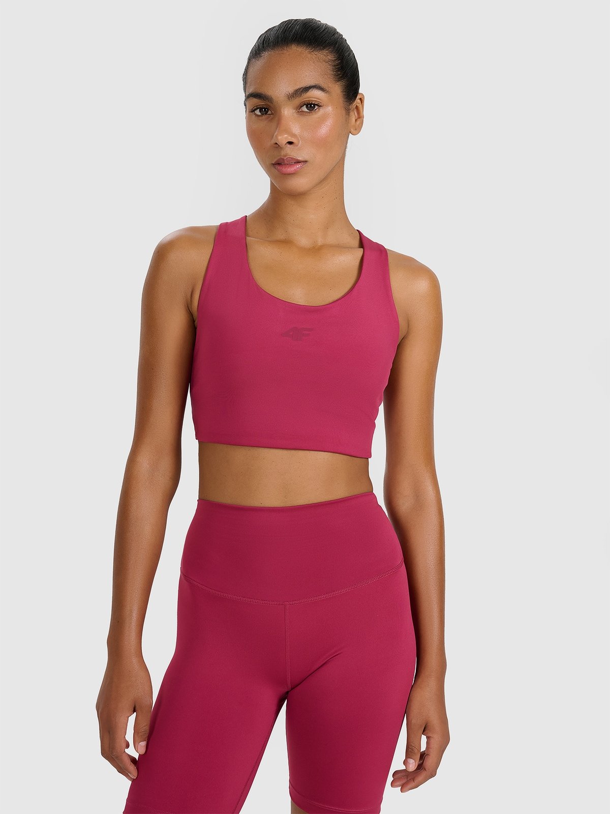 Жіночий тренувальний бюстгальтер з низькою підтримкою - червоний