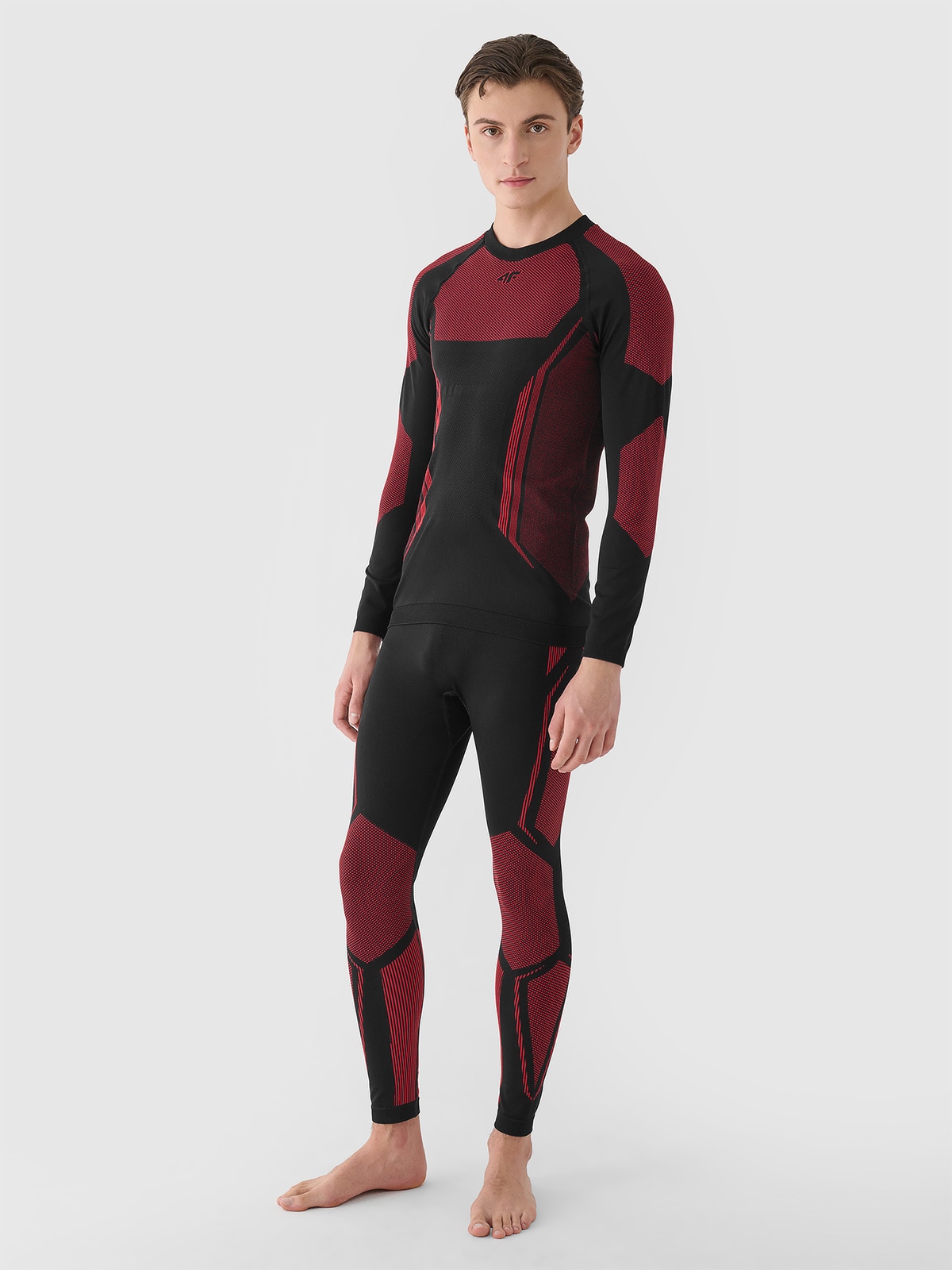 Чоловіча безшовна термоактивна білизна (низ) - червоний