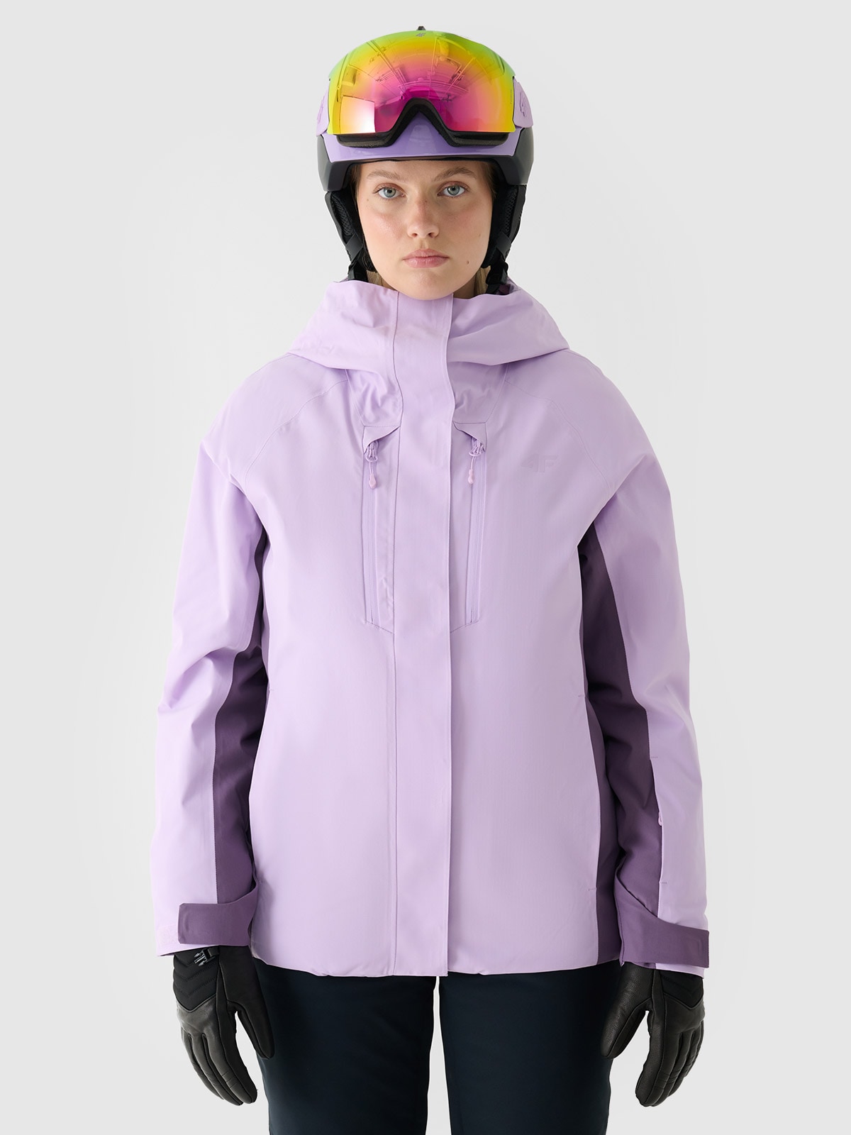 Жіноча гірськолижна куртка мембрана NeoDry 10000 - фіолетовий