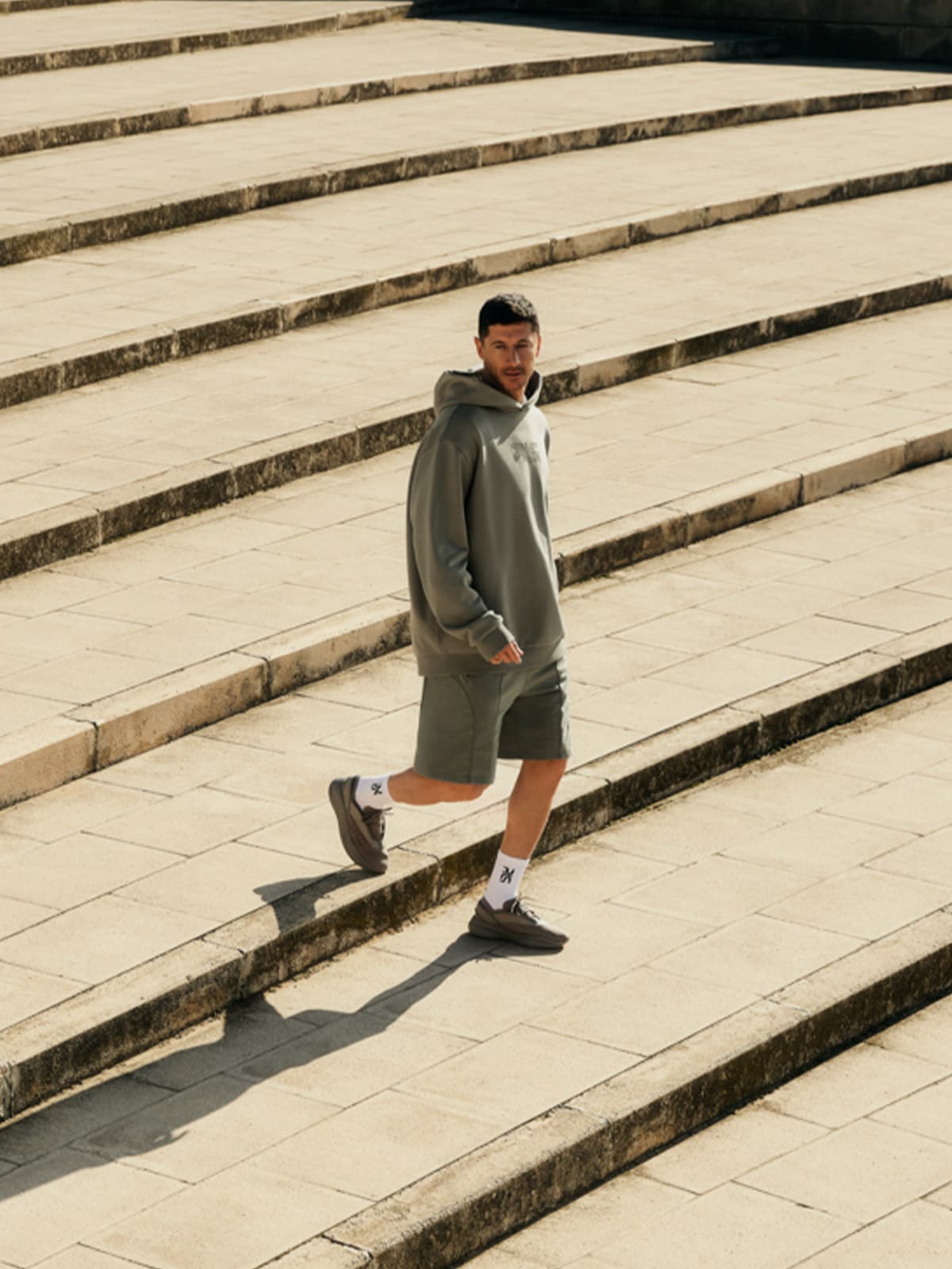 Чоловічі спортивні шорти з органічної бавовни 4F x Robert Lewandowski