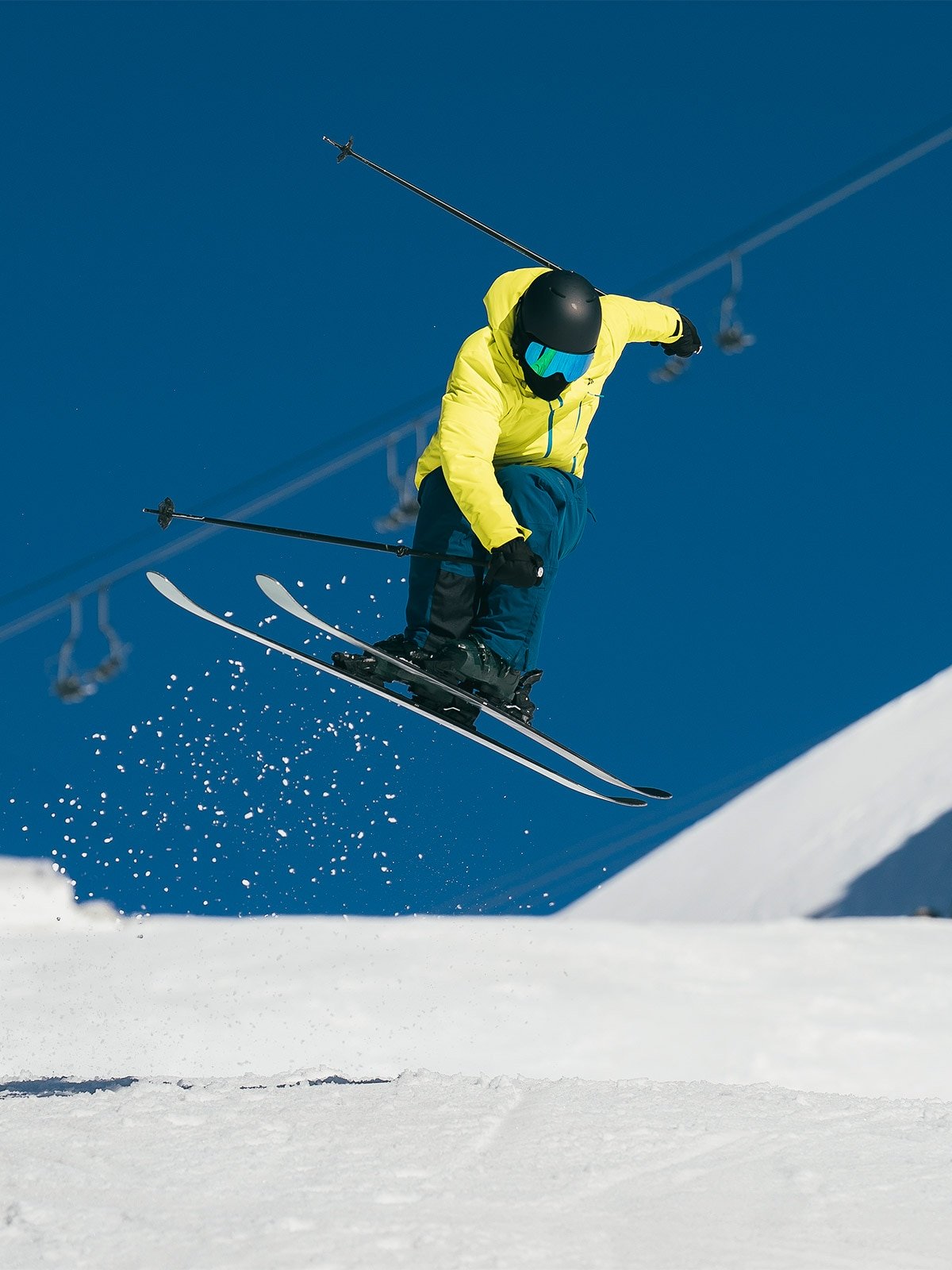 Чоловіча лижна куртка мембрана 10000 - зелена