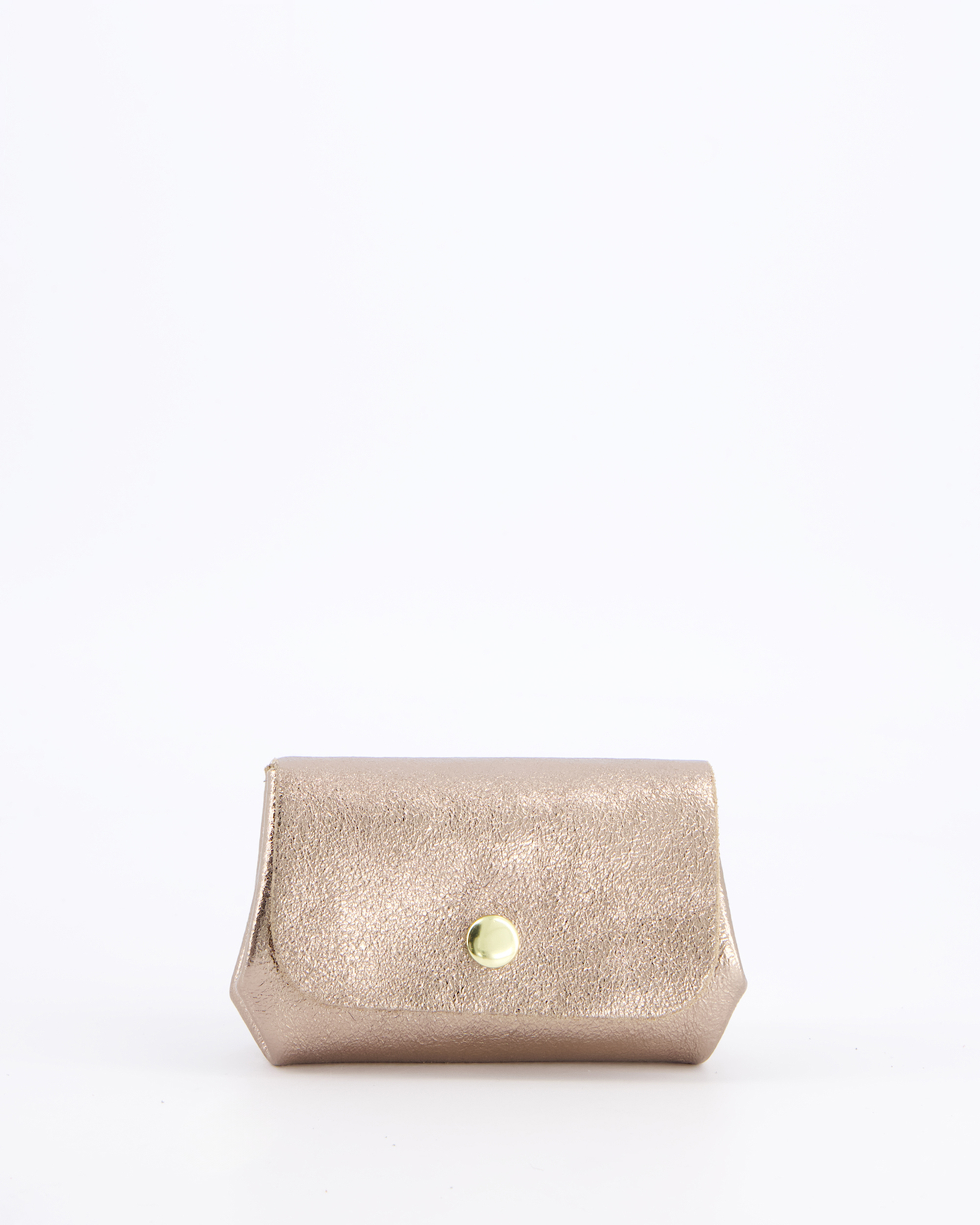 BRĄZOWY PORTFEL Z METALIZOWANEJ SKÓRY 100-2288-Y L BRO