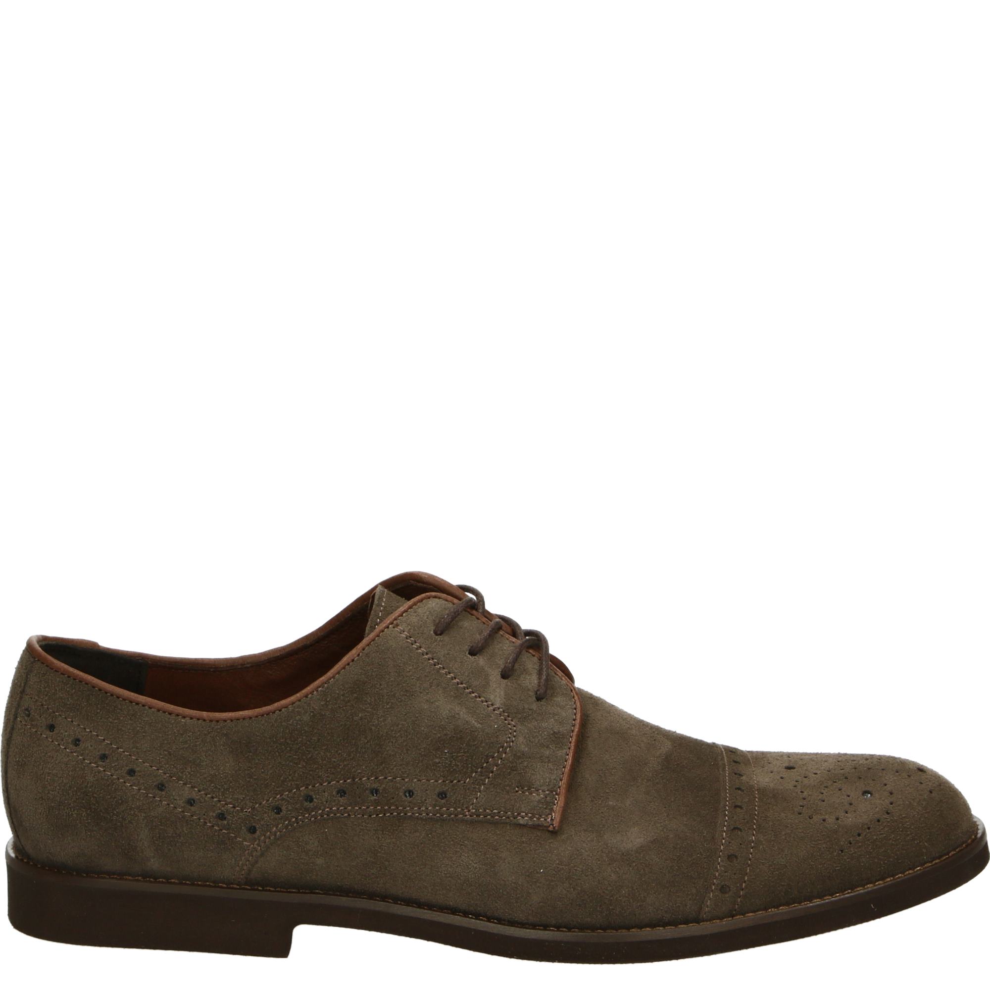 PÓŁBUTY MĘSKIE Z WYCINANYM WZOREM 6653 CAMOS GRIGI