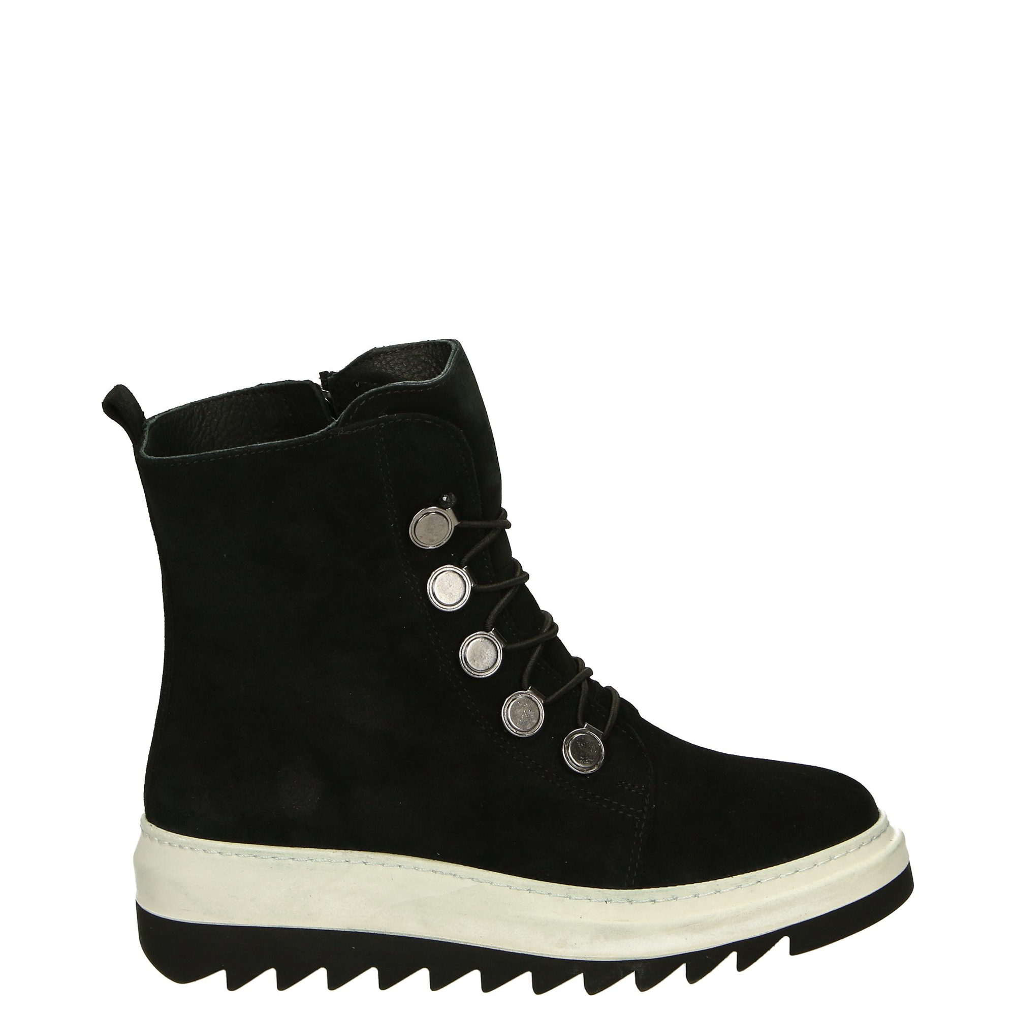 OCIEPLANE BOTKI ZE SKÓRY ZAMSZOWEJ 05752061 BLACK