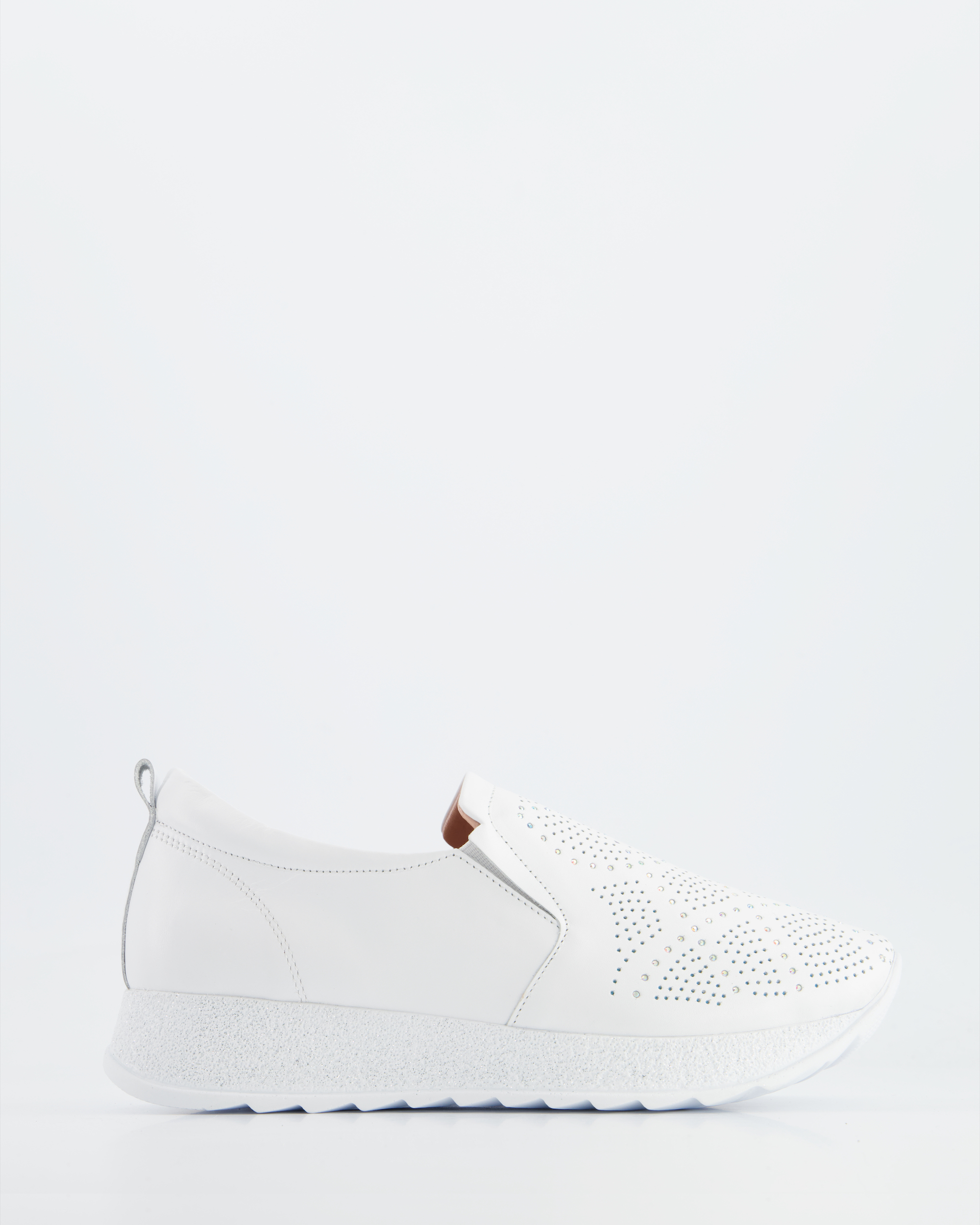 BIAŁE PÓŁBUTY DAMSKIE 044147209 WHITE