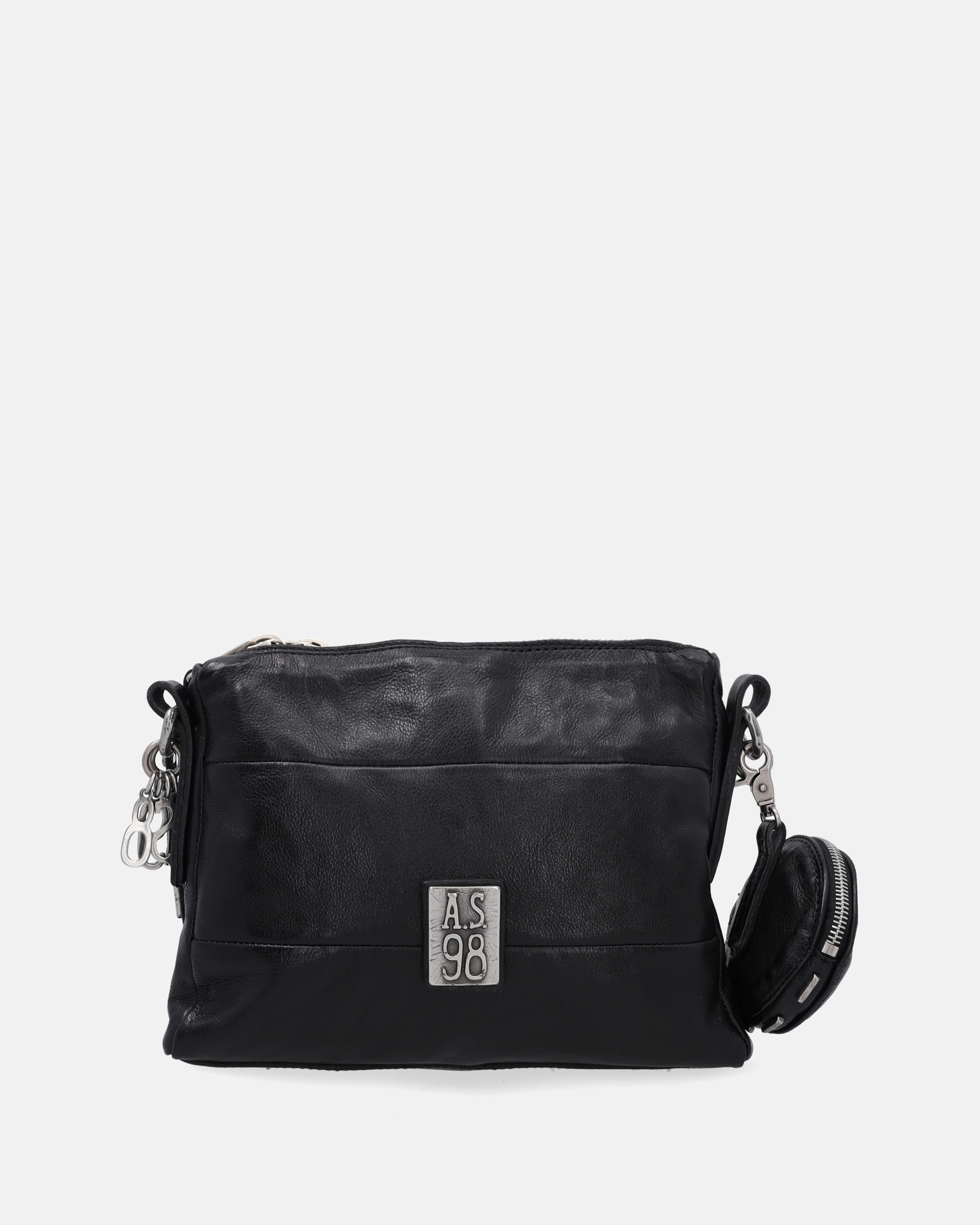 TORBA Z SASZETKĄ W KOLORZE CZARNYM 200590 NERO