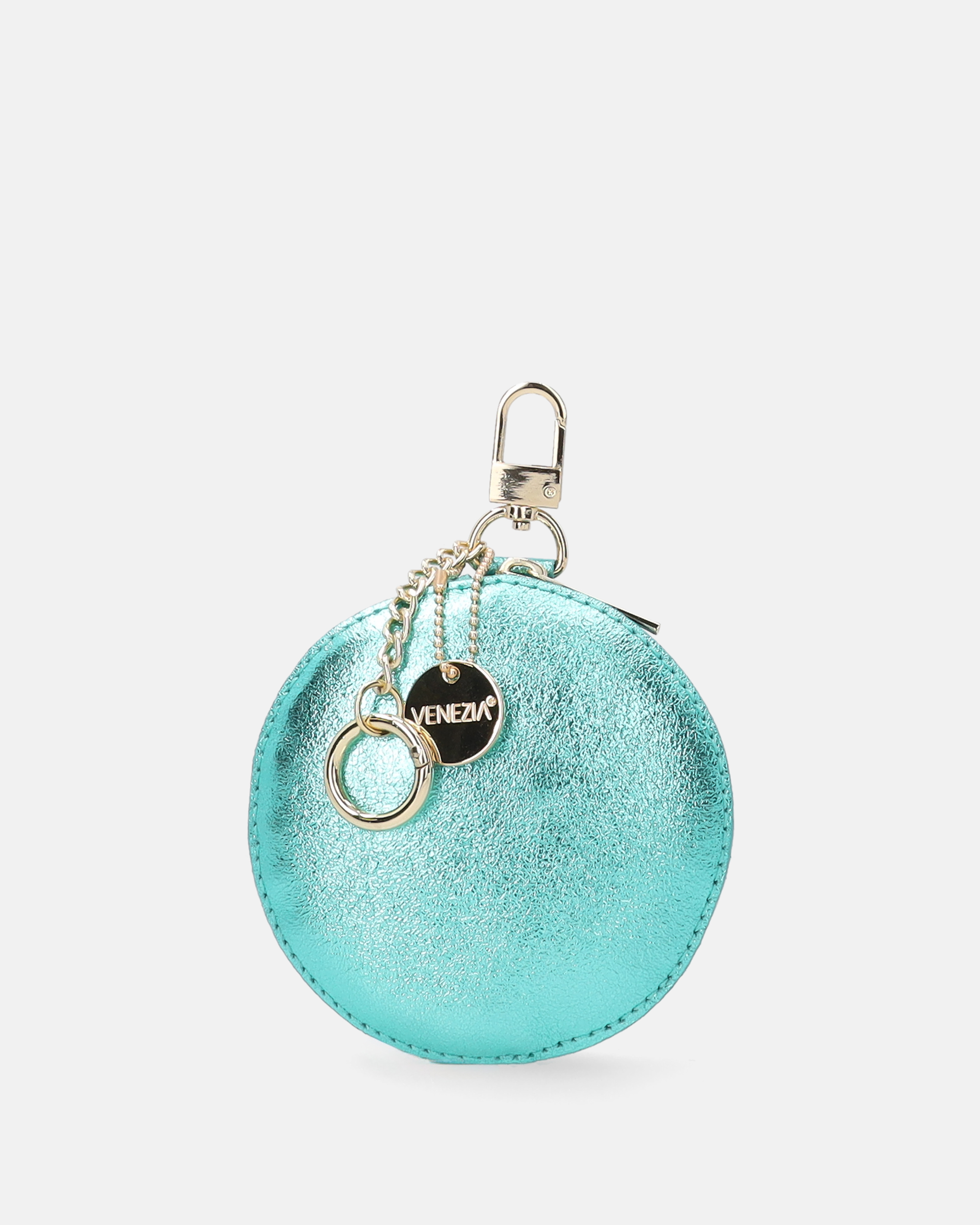 OKRĄGŁY METALICZNY PORTFEL 100-989 LAM CELE