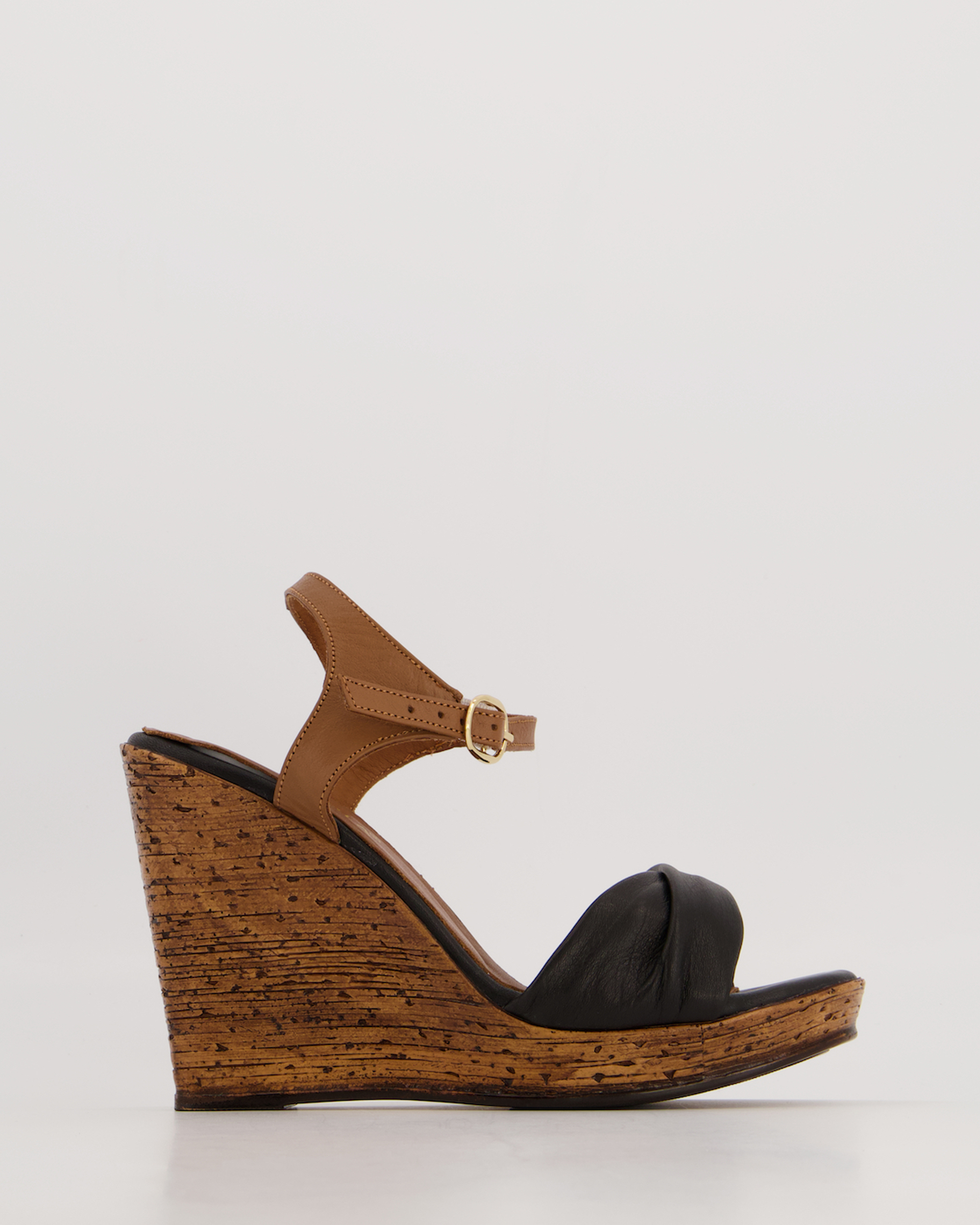 SANDAŁY NA KOTURNIE MRZ2138 BLACK