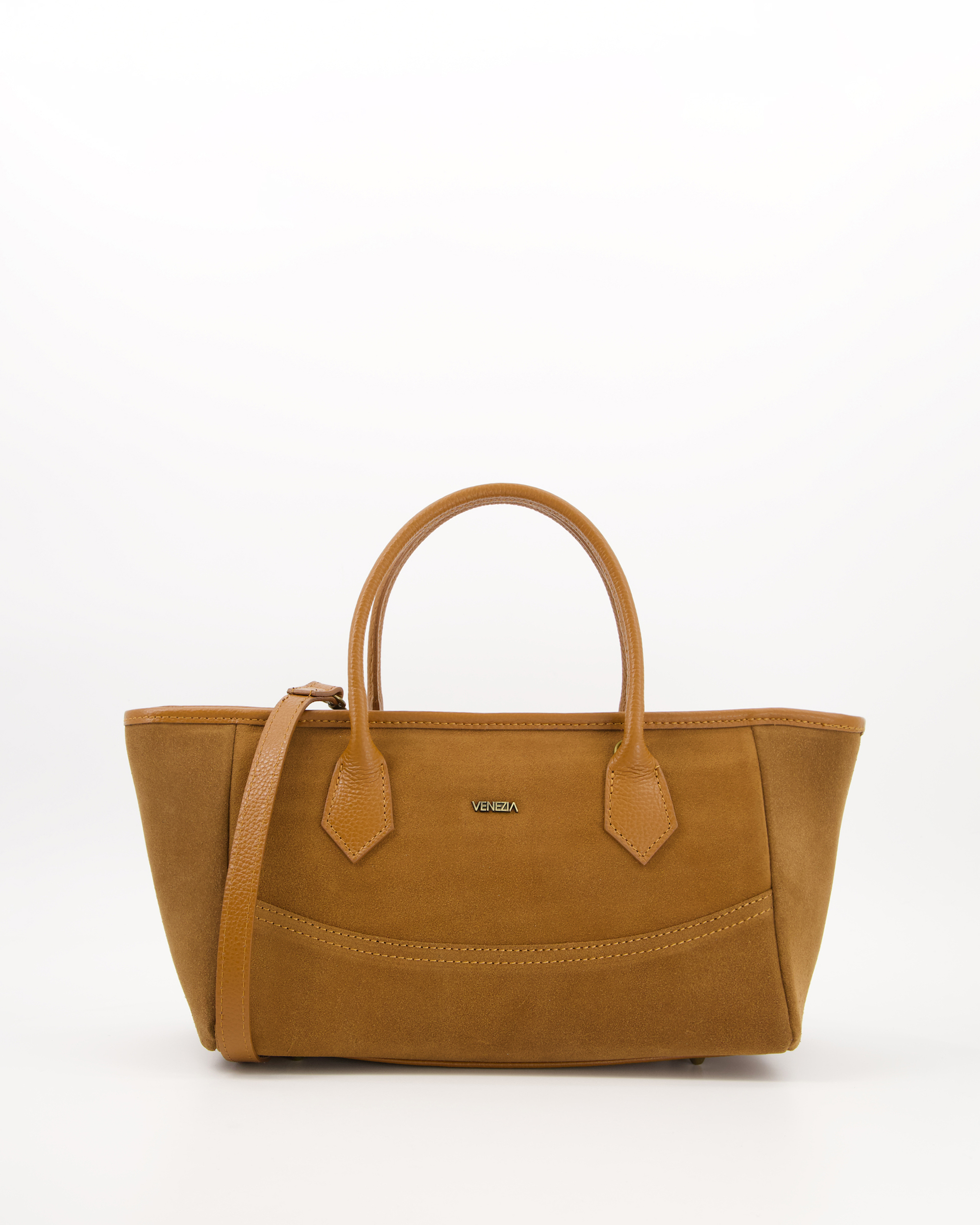 BRĄZOWY KUFEREK Z ZAMSZU D056SUCUTOR100