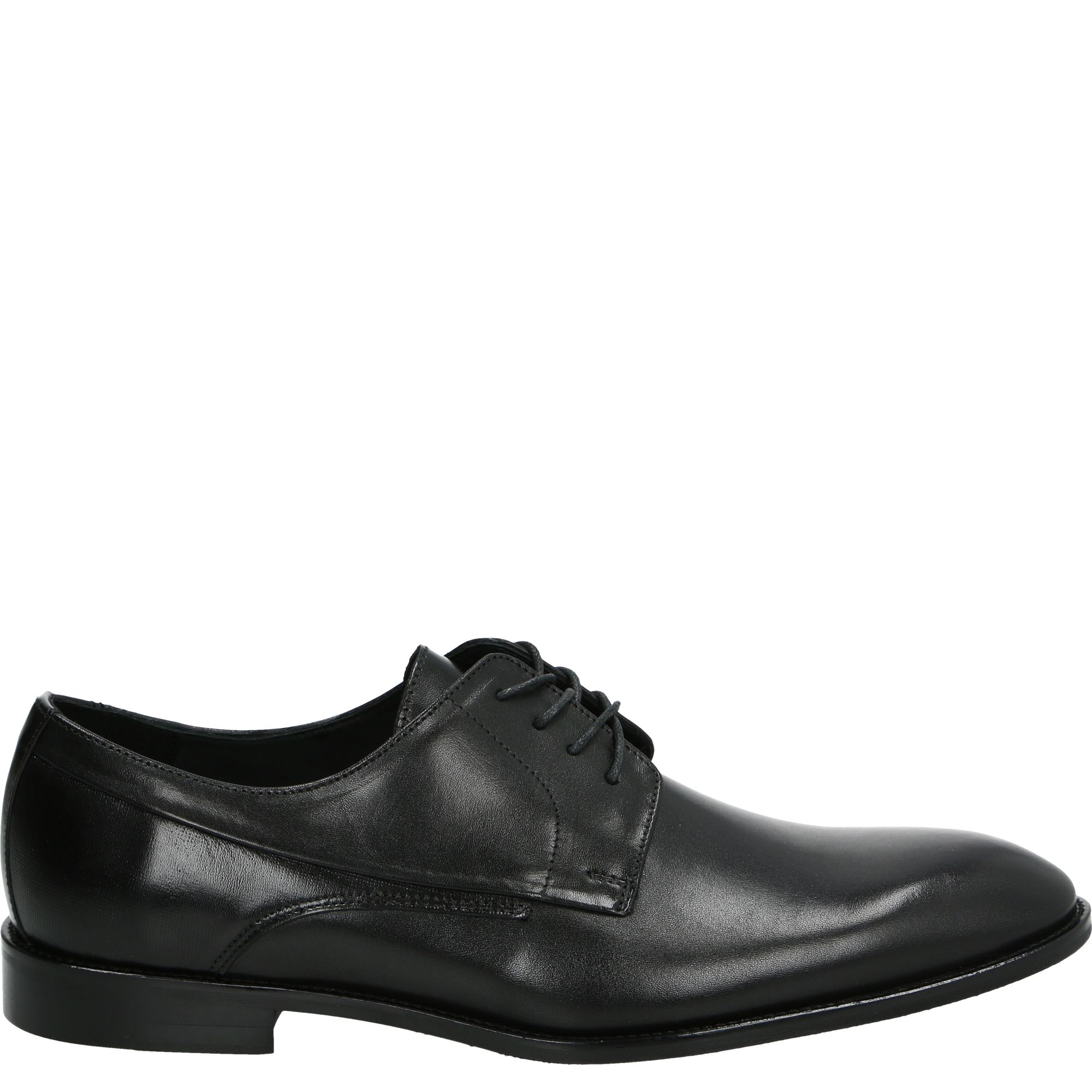 CZARNE PANTOFLE MĘSKIE 6825K PELLE NERO