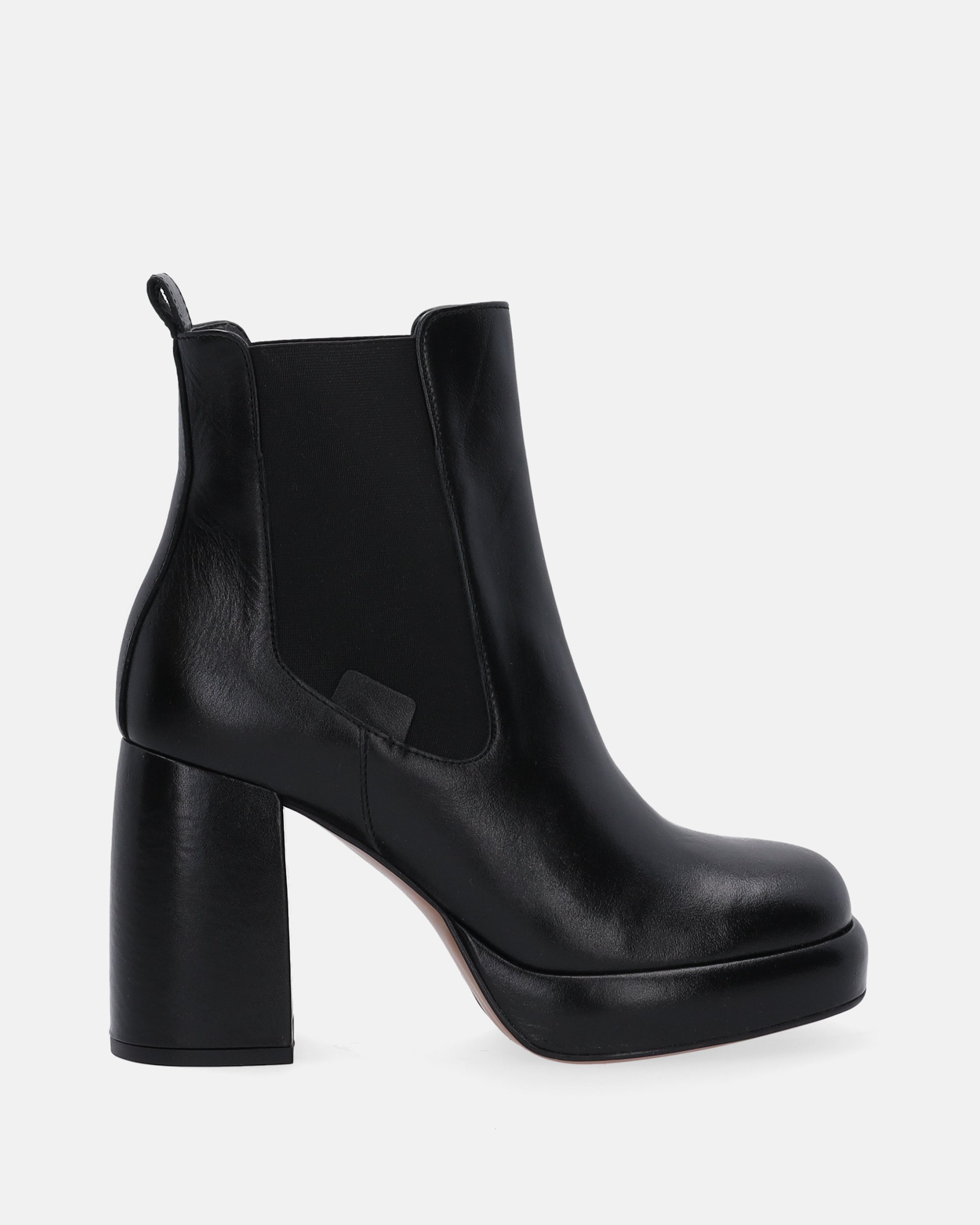 CZARNE BOTKI NA PLATFORMIE 2893 PEL CP-1 NE