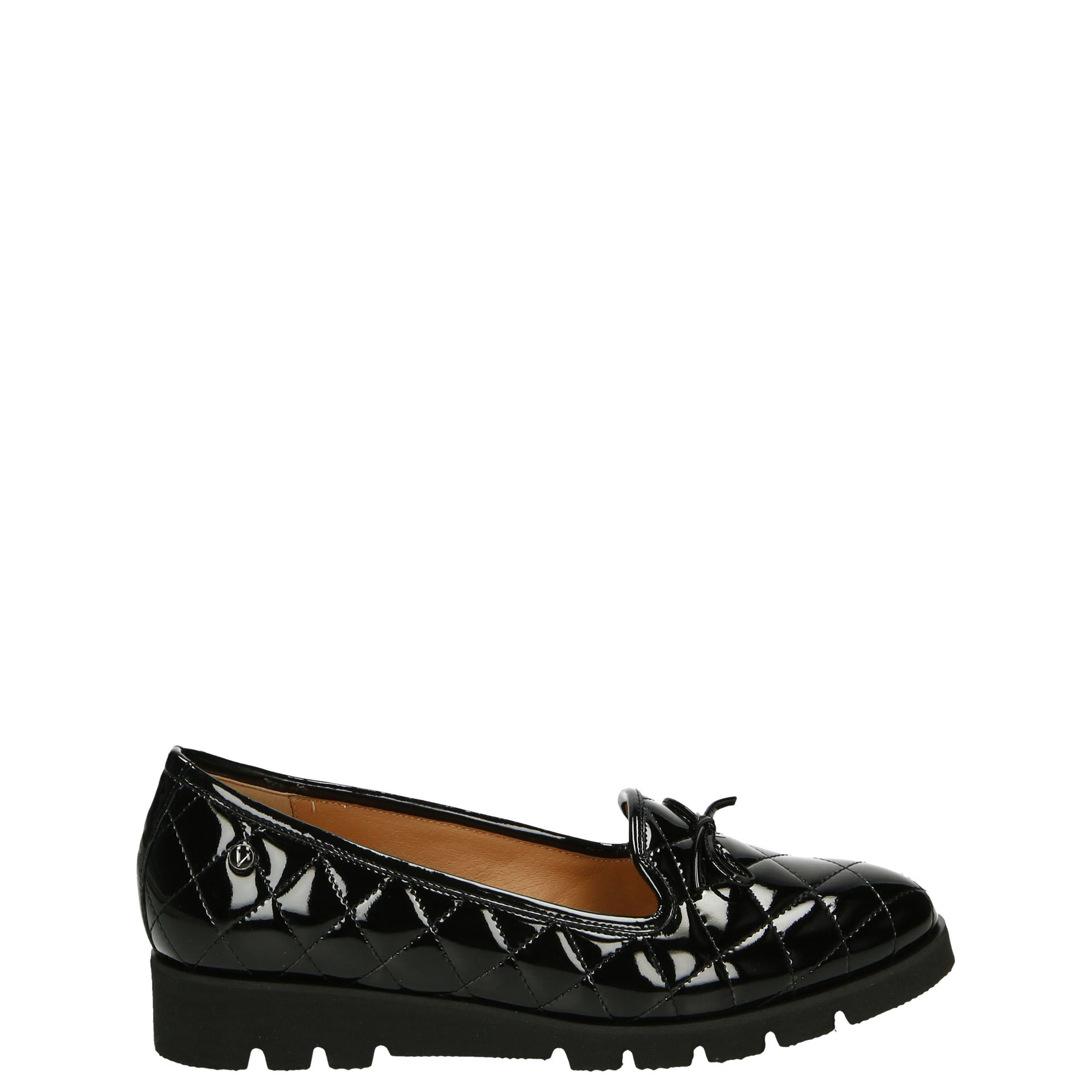 MOKASYNY ZE SKÓRY LAKIEROWANEJ 2180 19 VER NERO