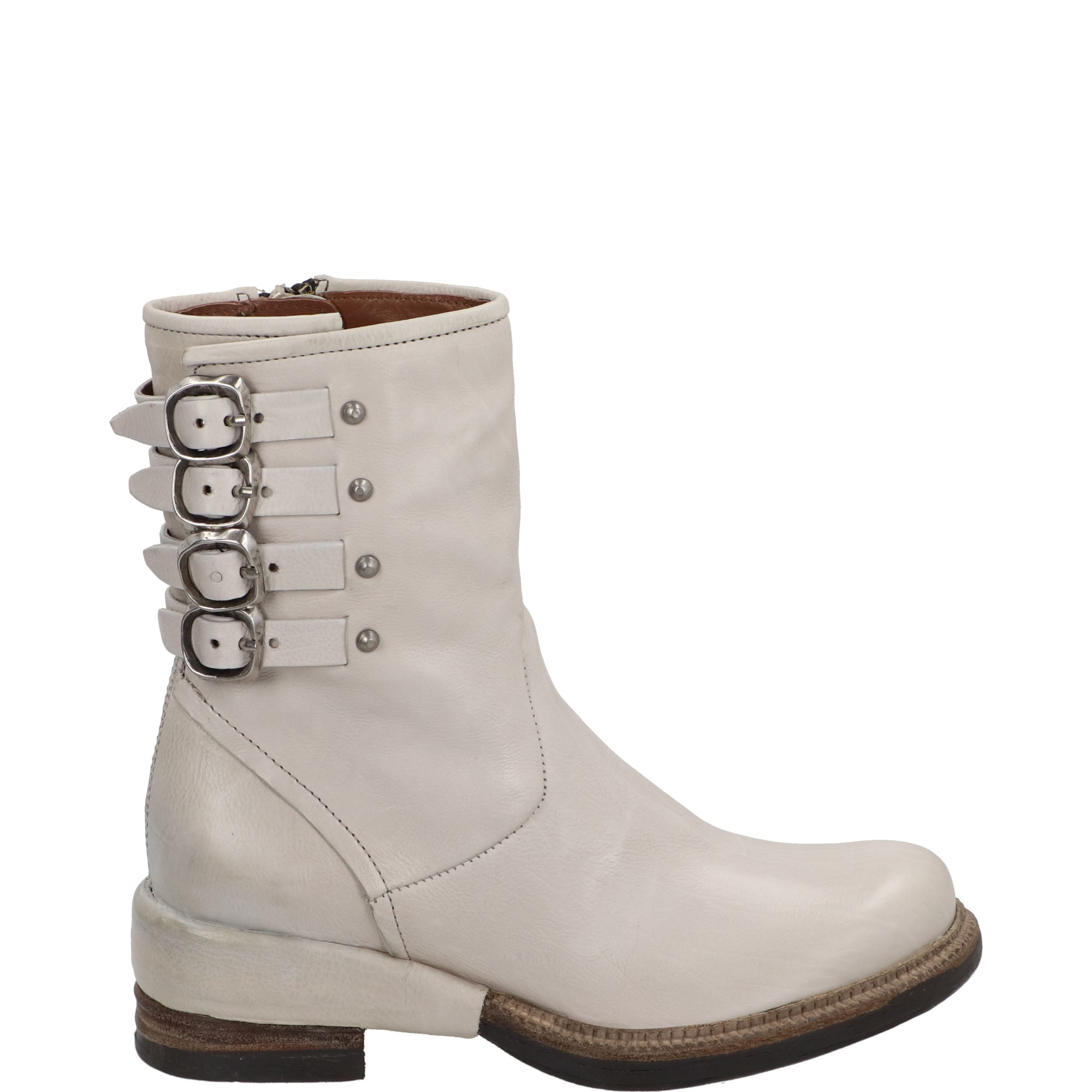 SKÓRZANE BOTKI A23215 ICE