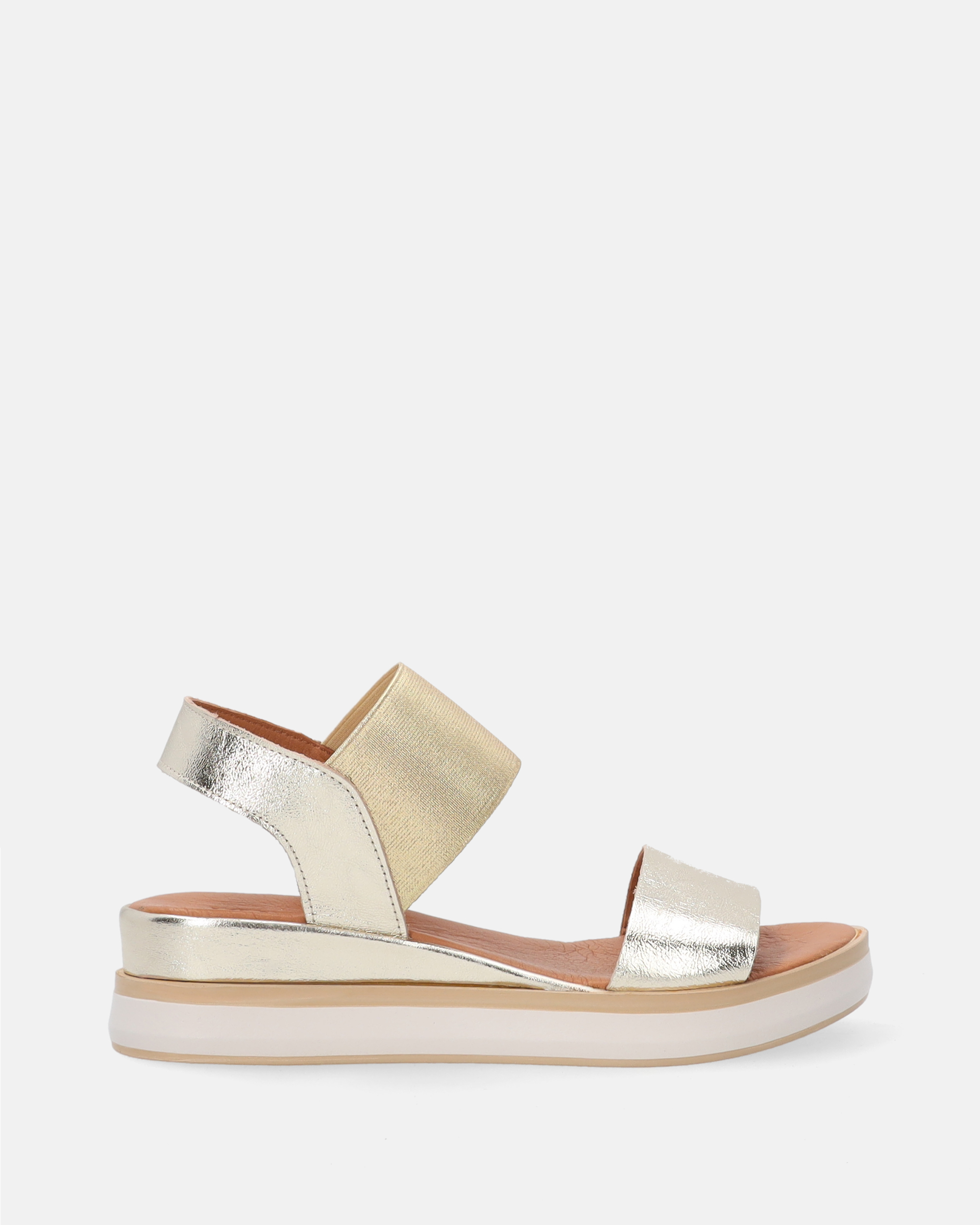 SANDAŁY NA KOTURNIE 170GM01 GOLD