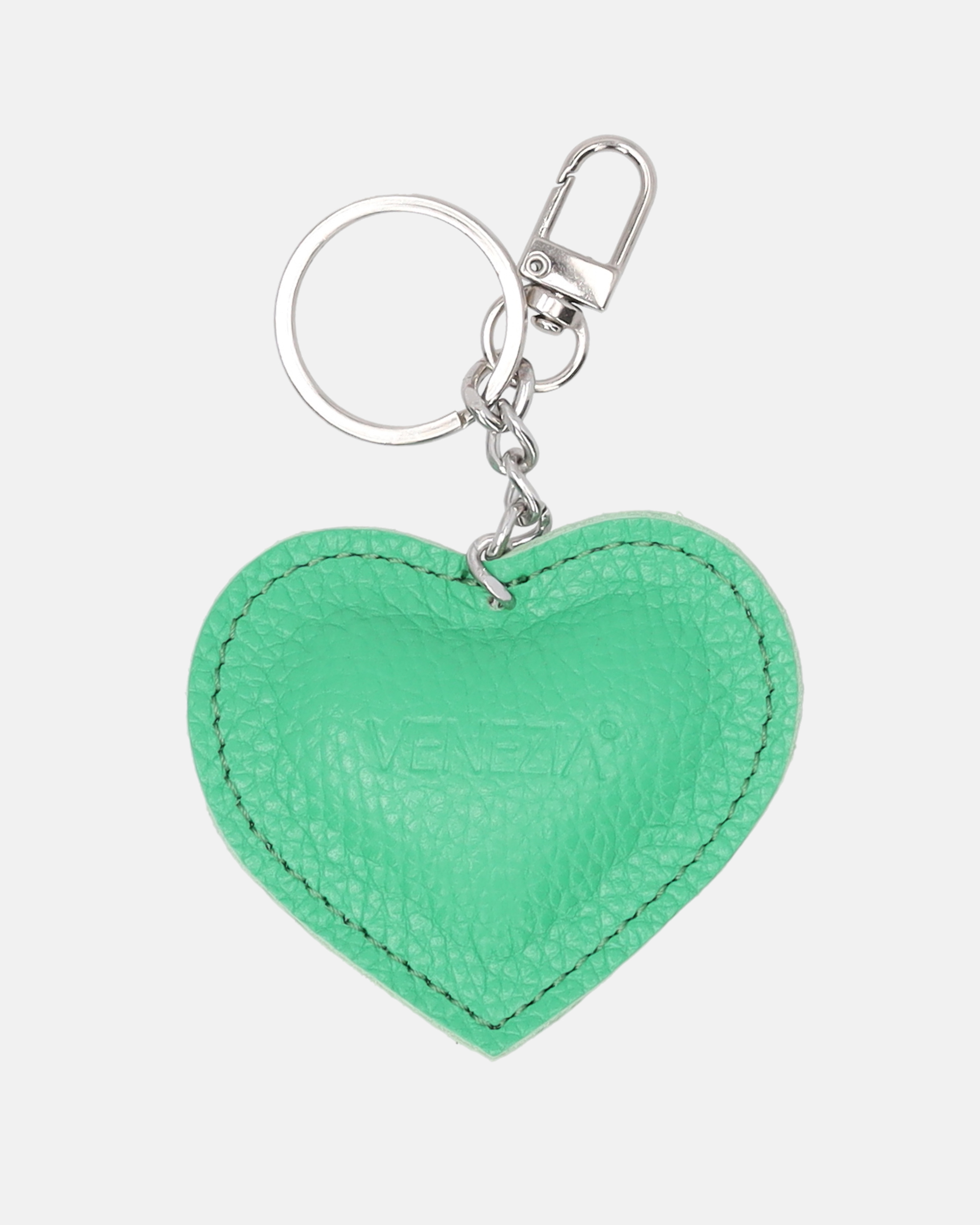 ZIELONY BRELOK W KSZTAŁCIE SERCA 287-002-Z D L GR