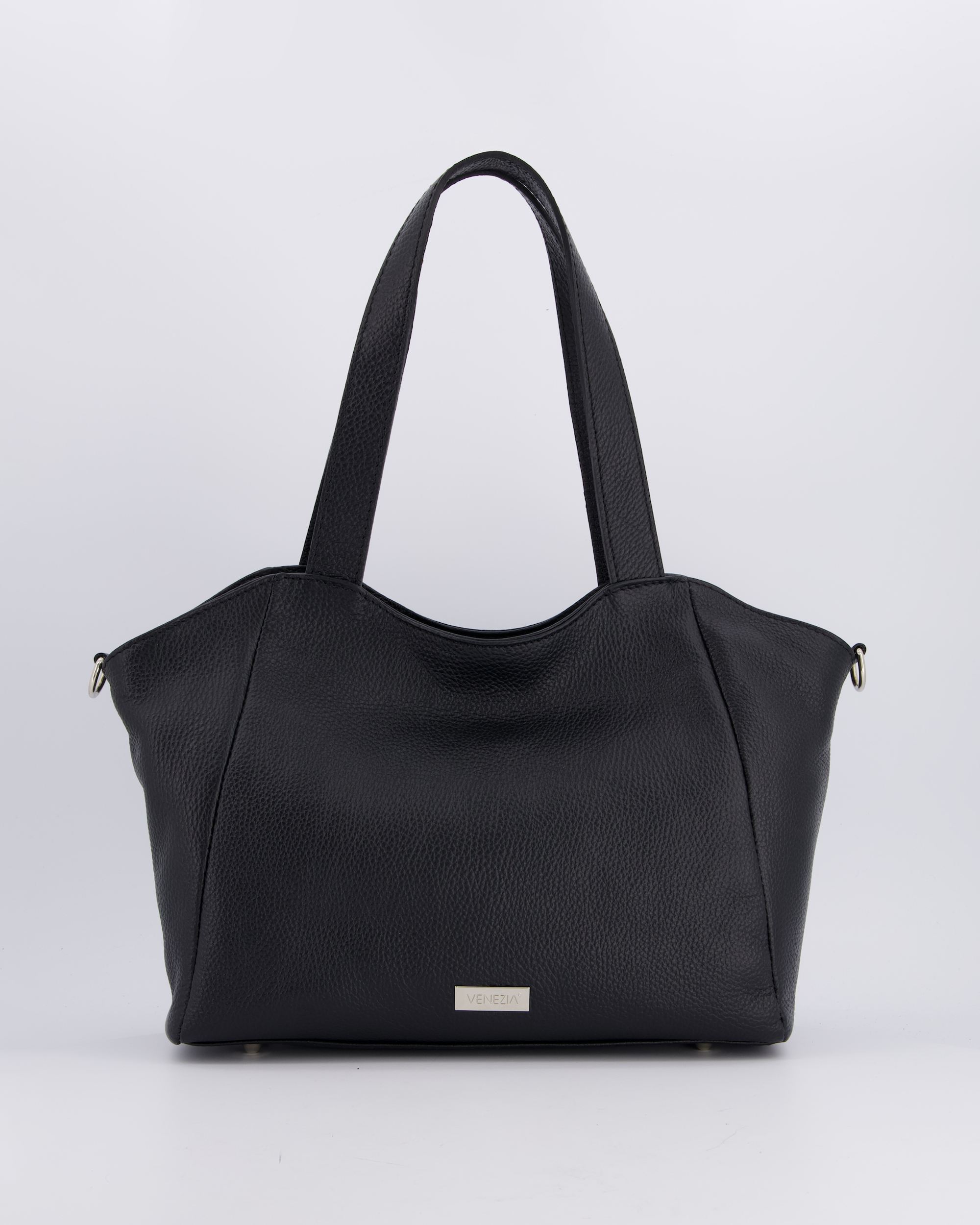 CZARNA TOREBKA ZE SKÓRY NATURALNEJ 8-019-Y DOL NERO