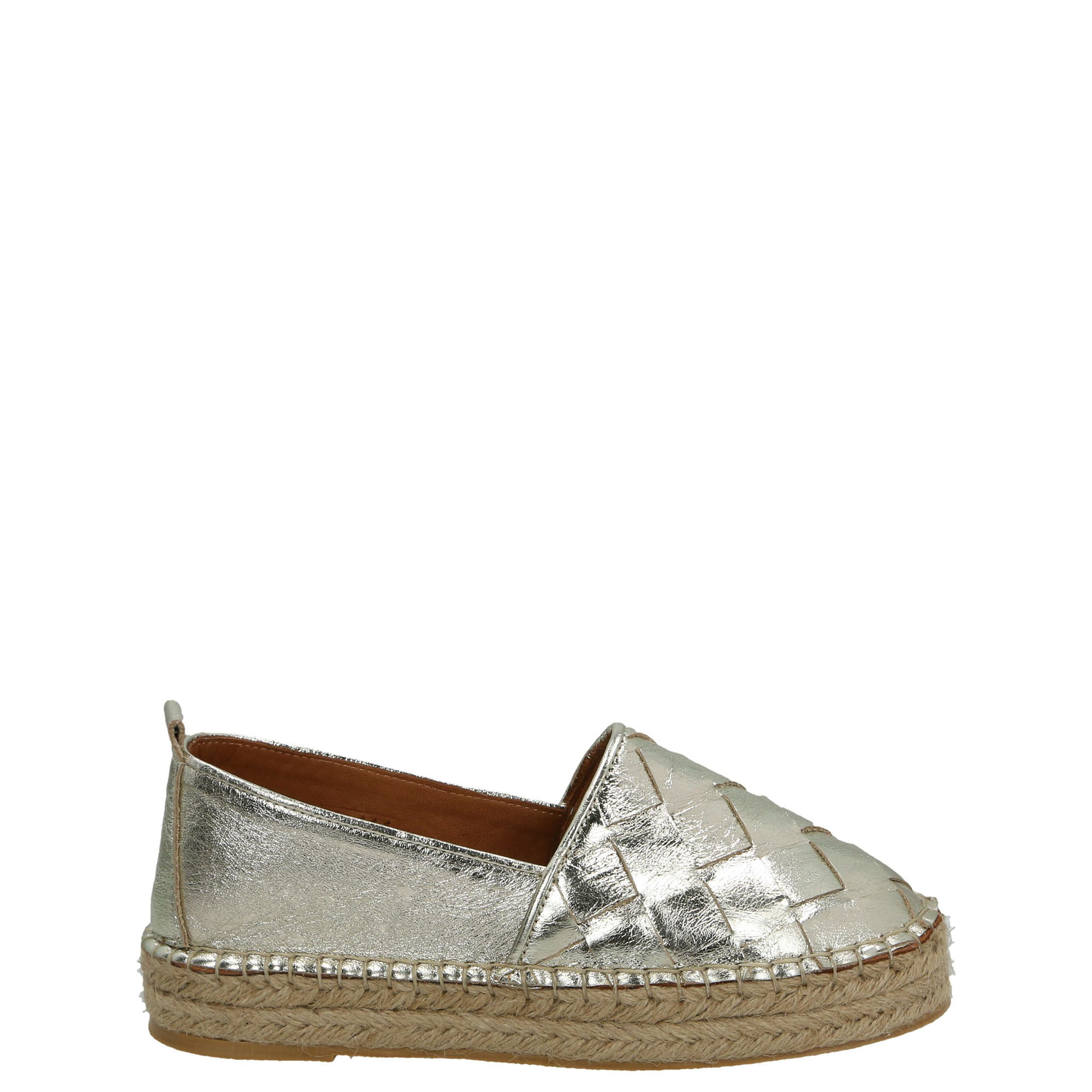 ZŁOTE ESPADRYLE DAMSKIE 027211121Y GOLD