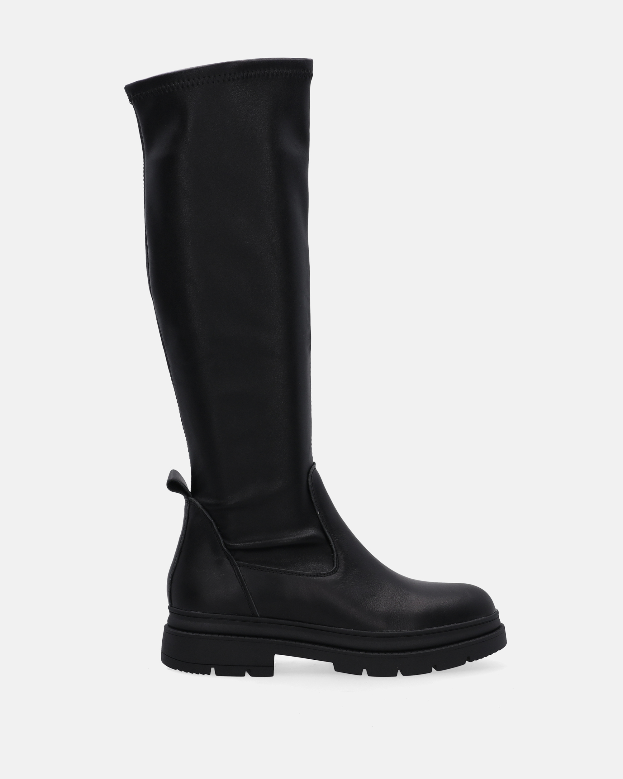 CZARNE KOZAKI Z ELASTYCZNĄ CHOLEWKĄ TW23W8860501 P B