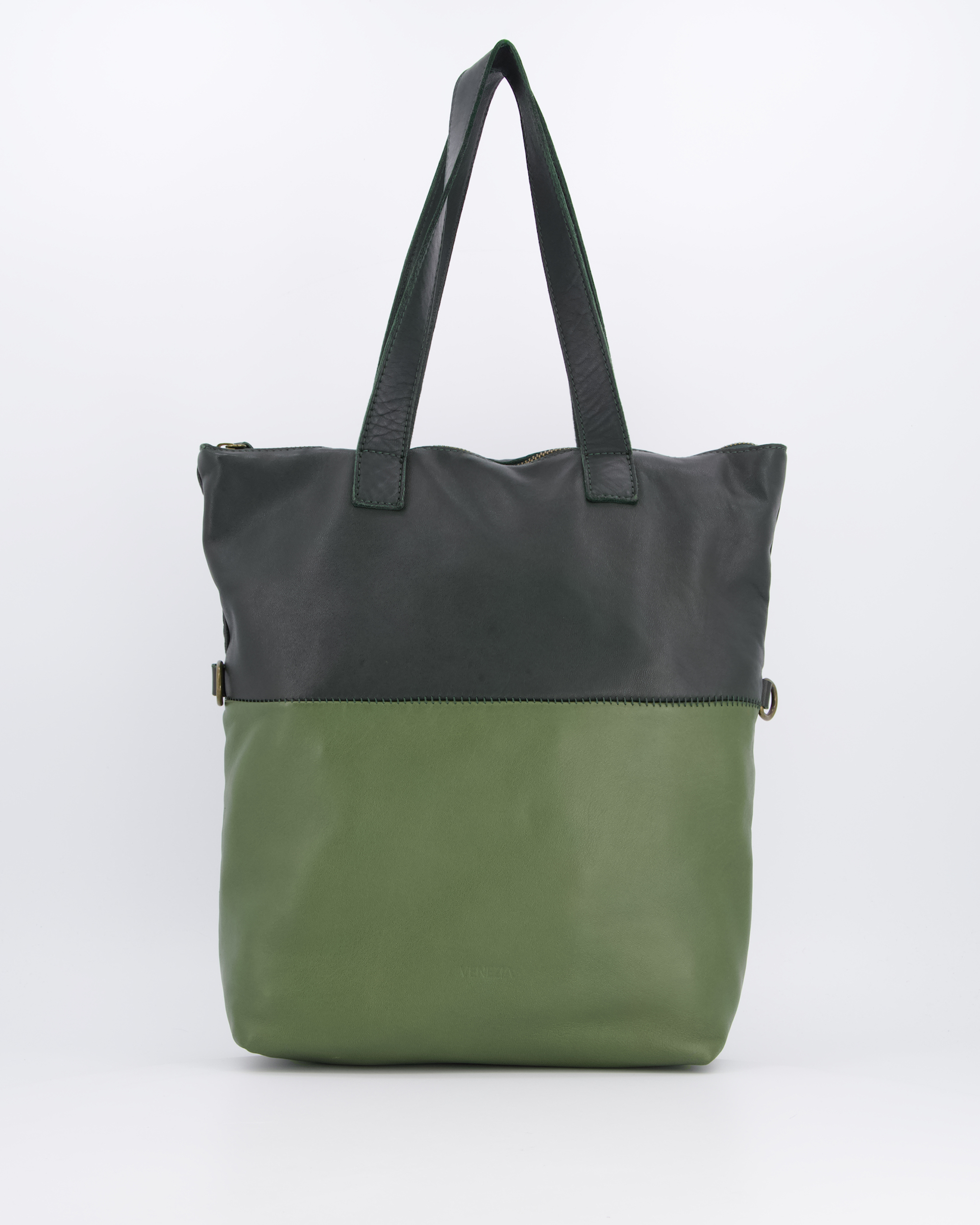 SKÓRZANA TOREBKA W KOLORZE ZIELONYM G-AR092-Y M MU-S