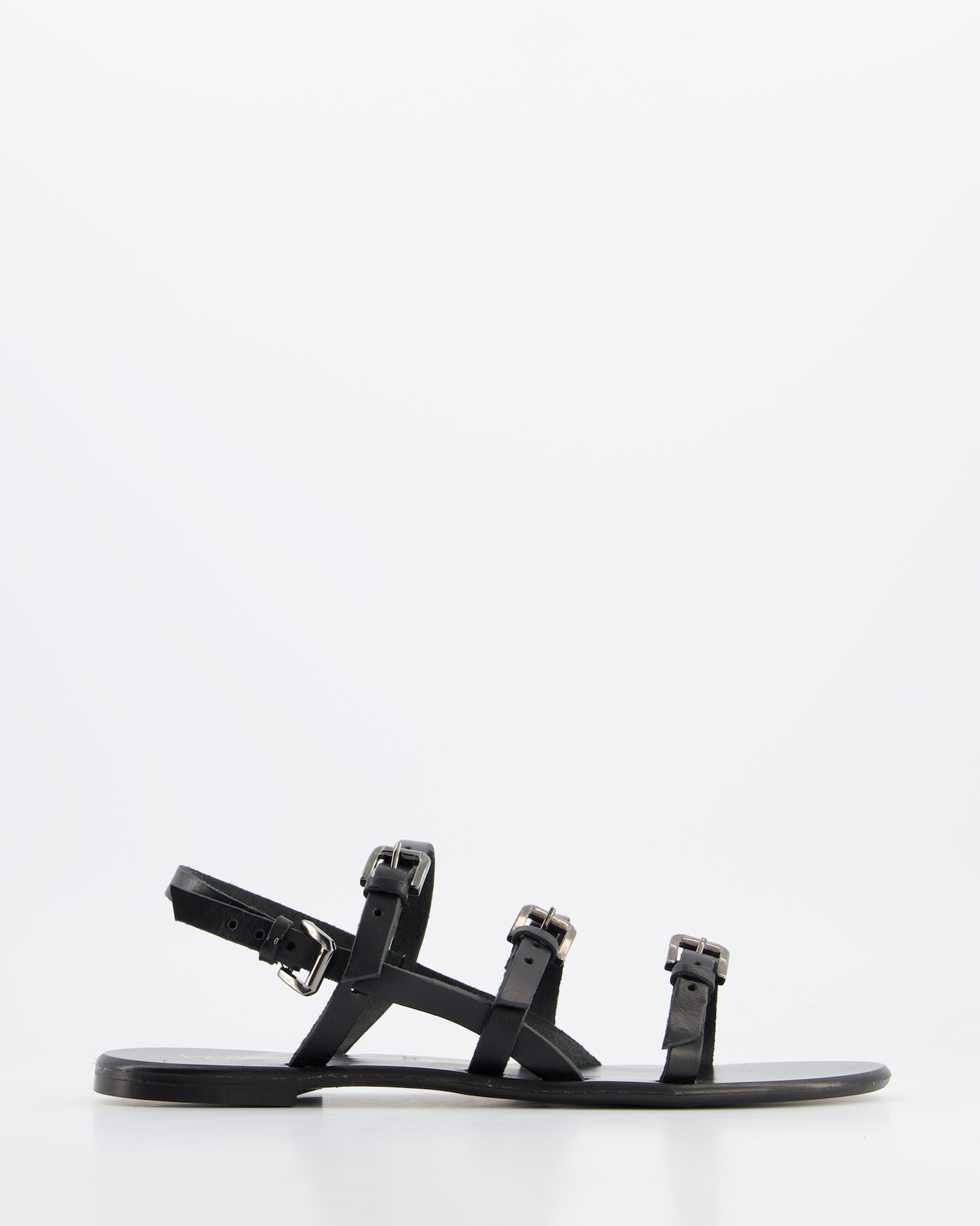 CZARNE SANDAŁY DAMSKIE 12672 PEL NERO