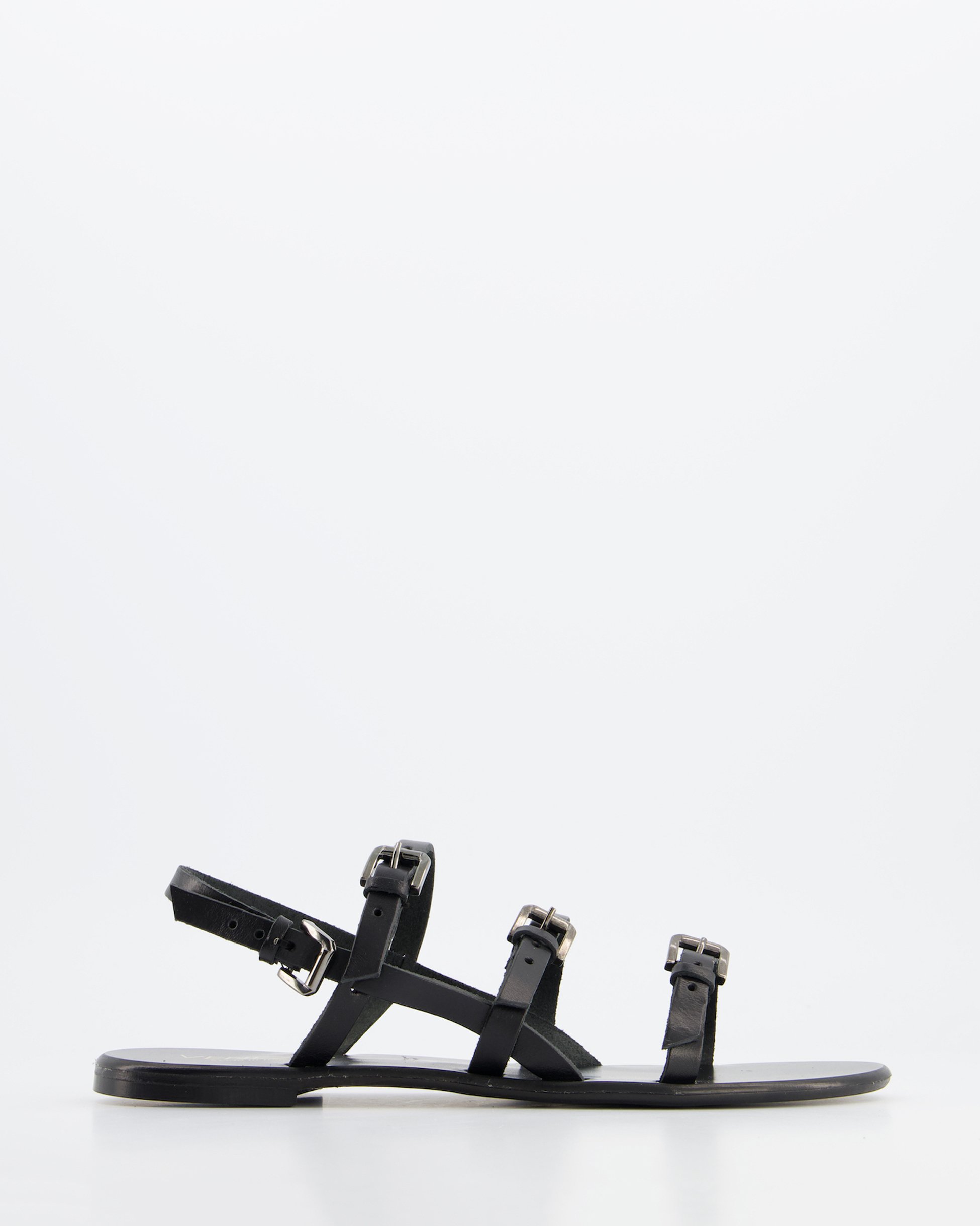 CZARNE SANDAŁY DAMSKIE 12672 PEL NERO