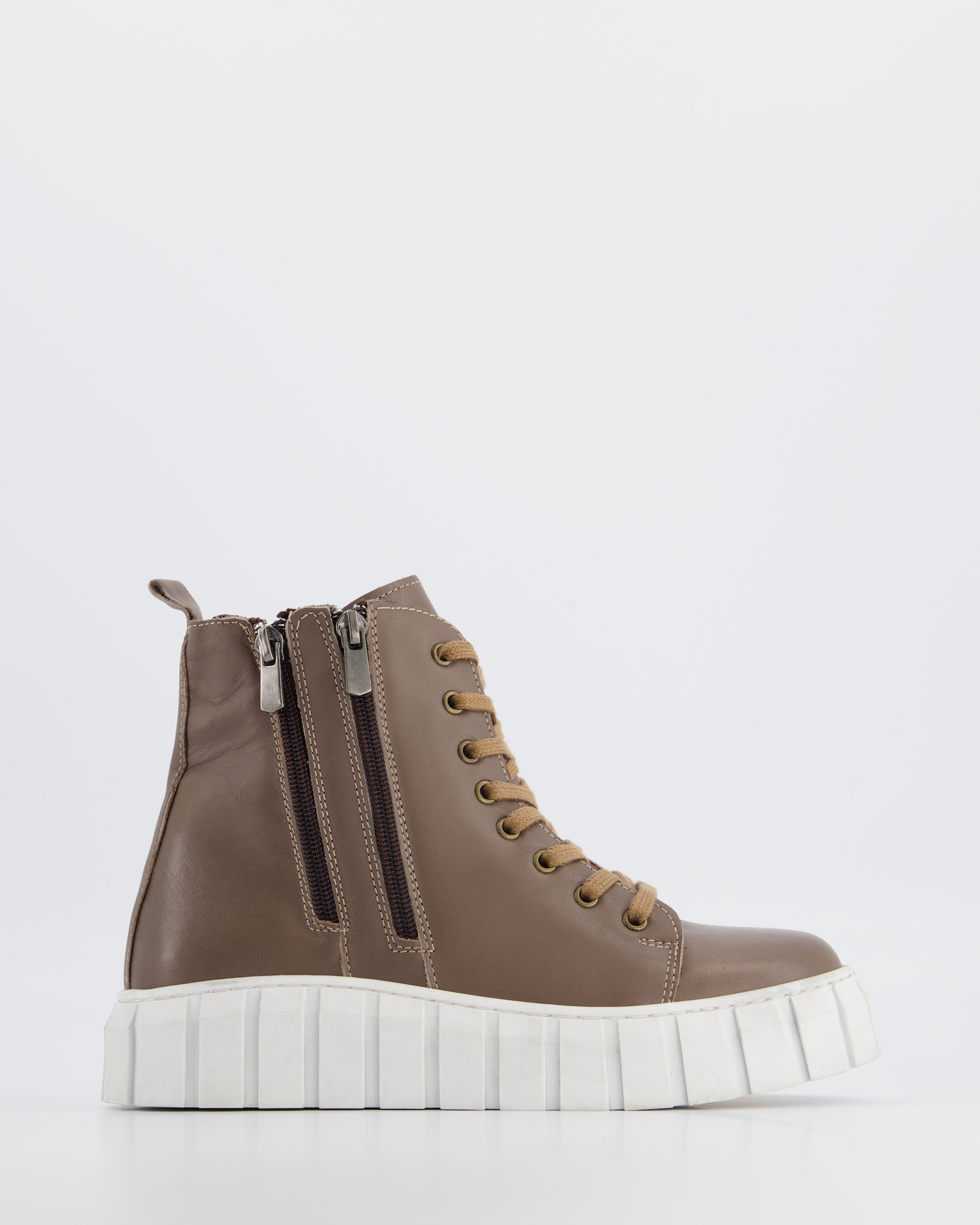 BRĄZOWE BOTKI Z SUWAKAMI 13212123 L VIZON