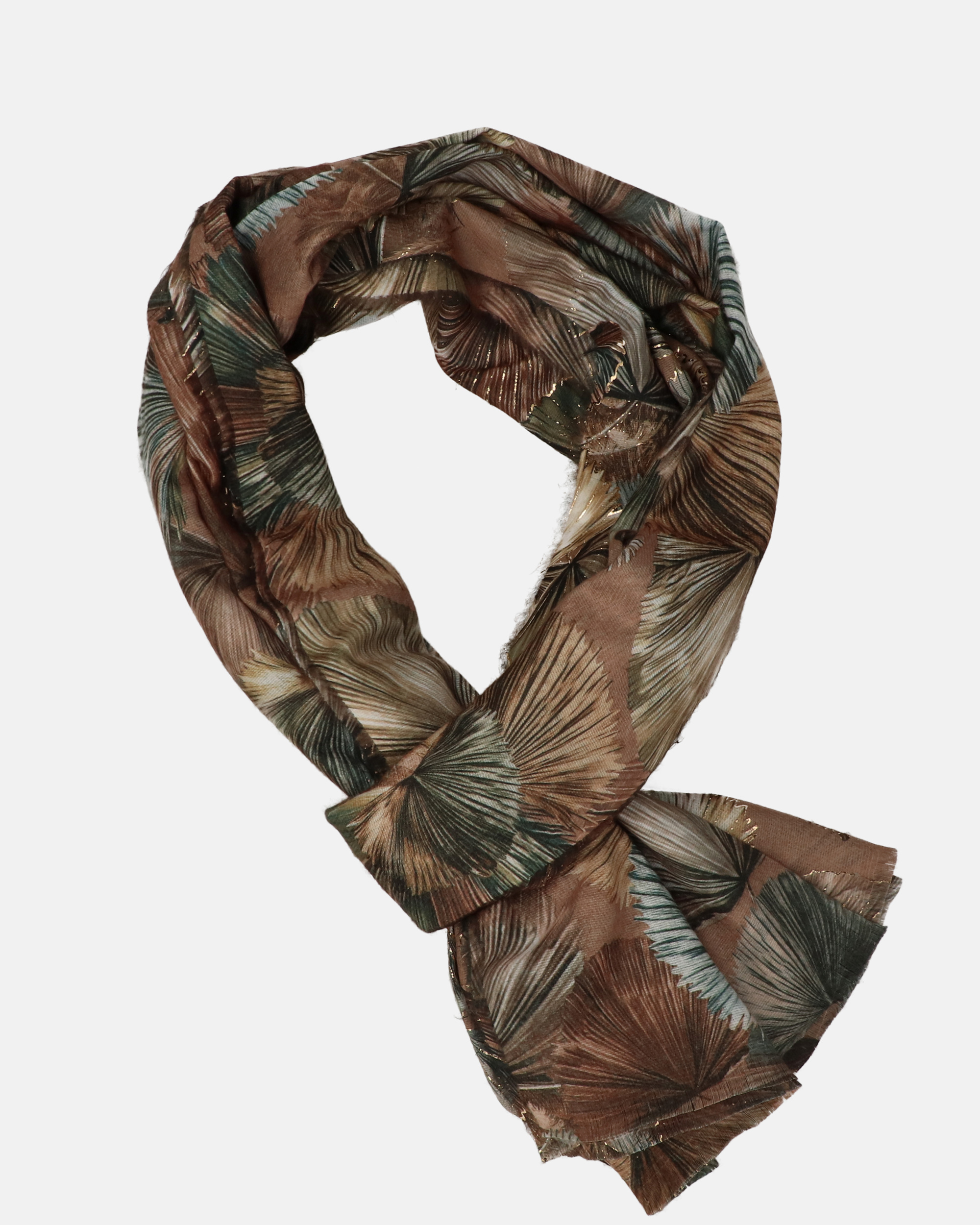 BRĄZOWY SZAL W LIŚCIE 135-112337A TAUP