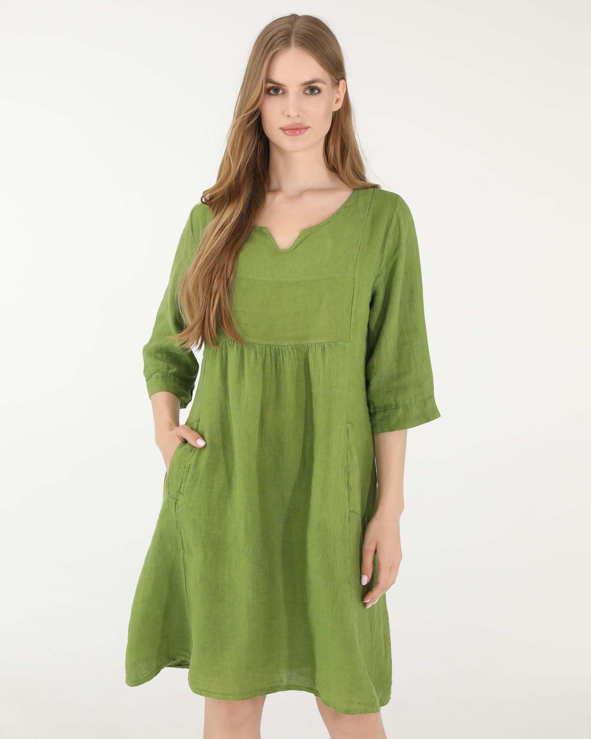 LNIANA KRÓTKA SUKIENKA