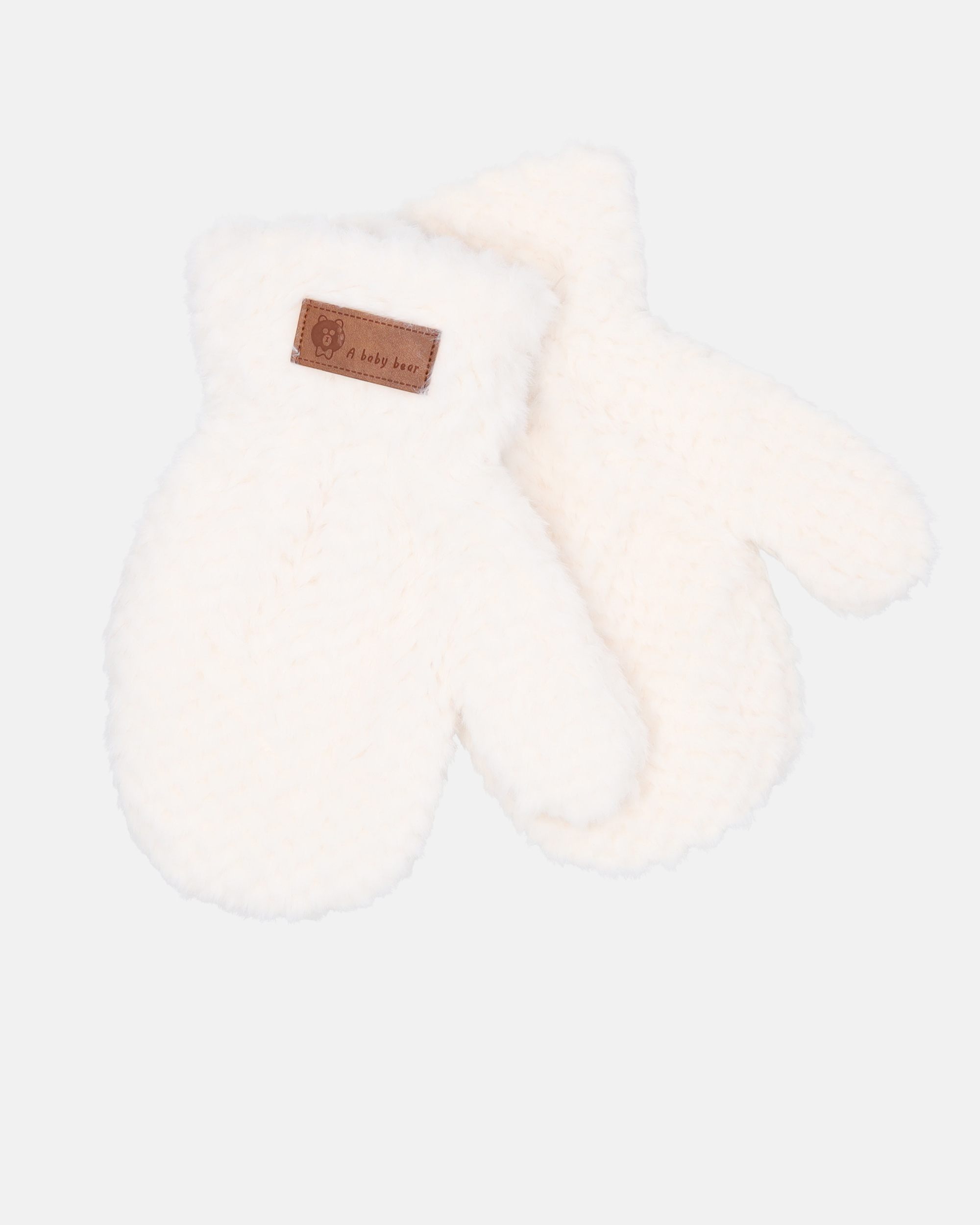 BIAŁE RĘKAWICZKI 164-G7231 BIANCO