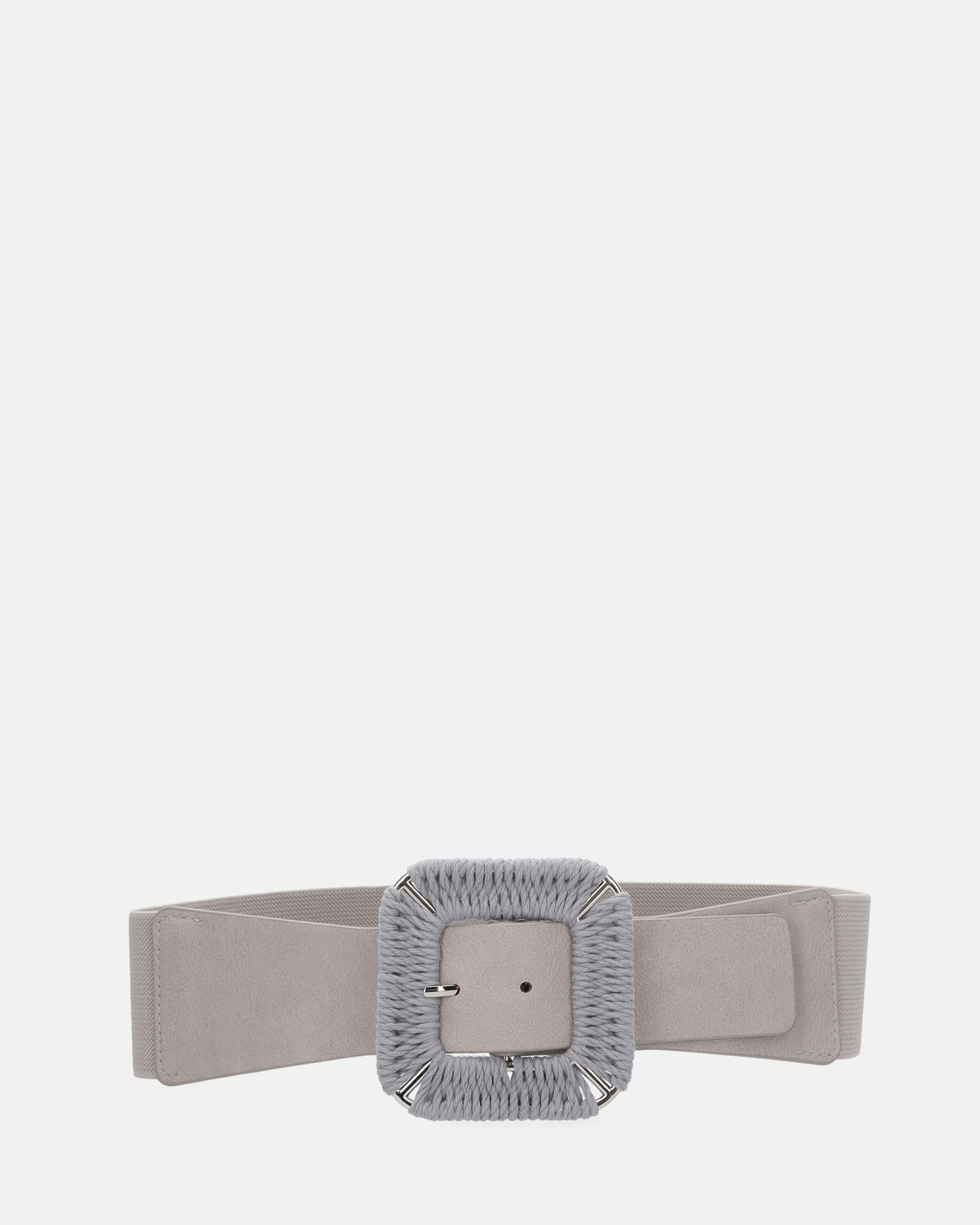 SZEROKI ELASTYCZNY PASEK 107-CT3617 GREY