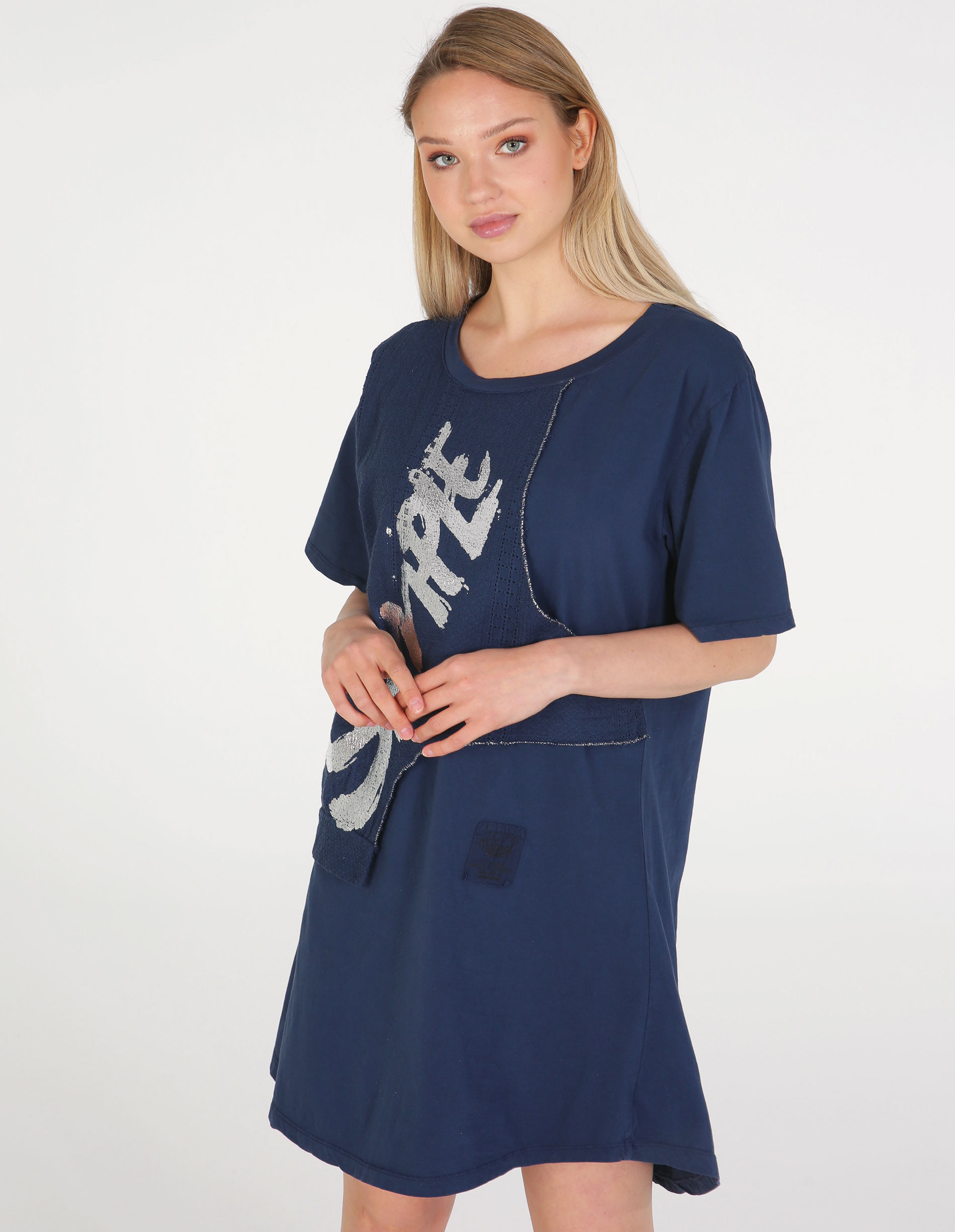 Bawełniana sukienka z nadrukiem