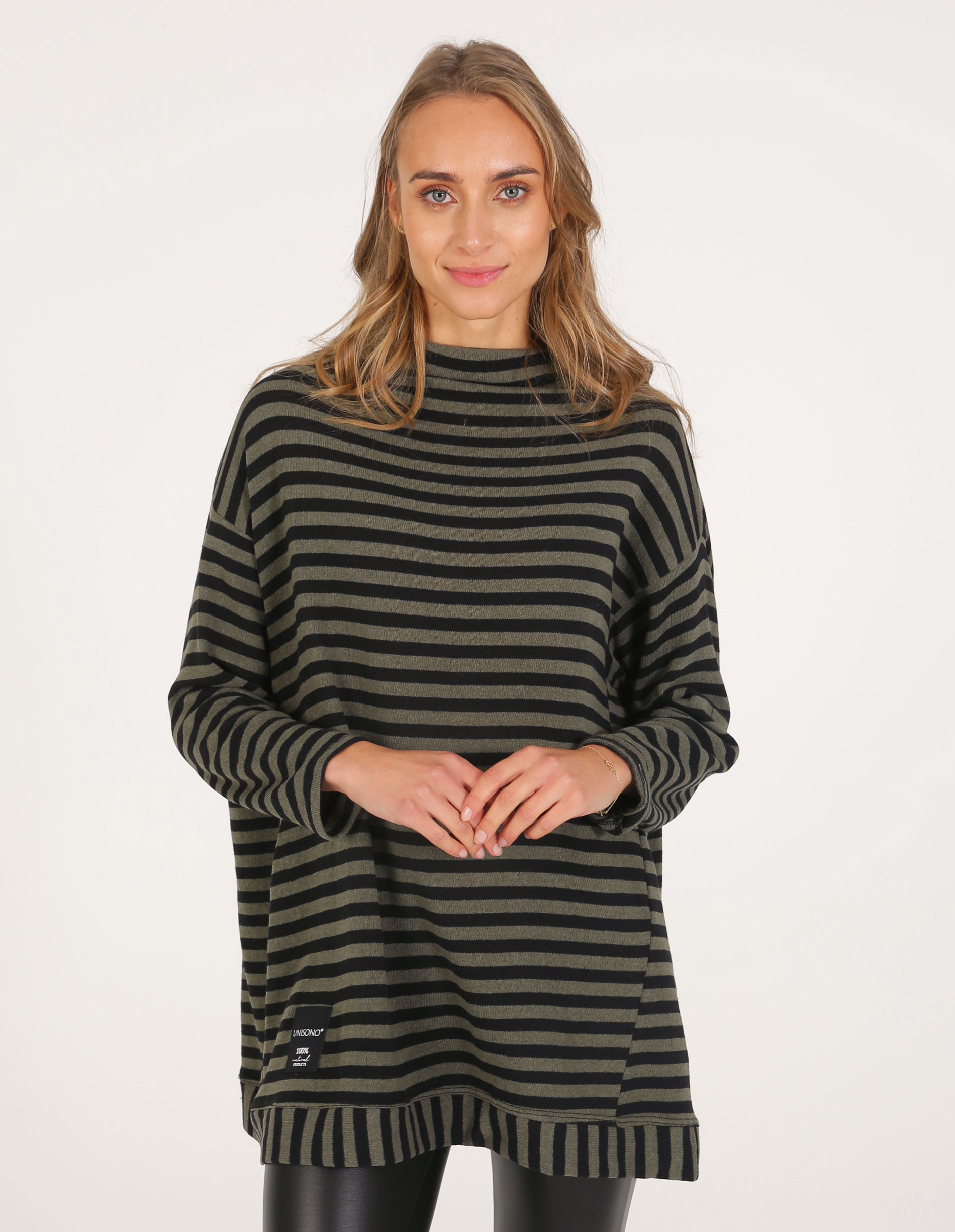 LUŹNA BLUZKA W PASKI 109-21264 MILITA