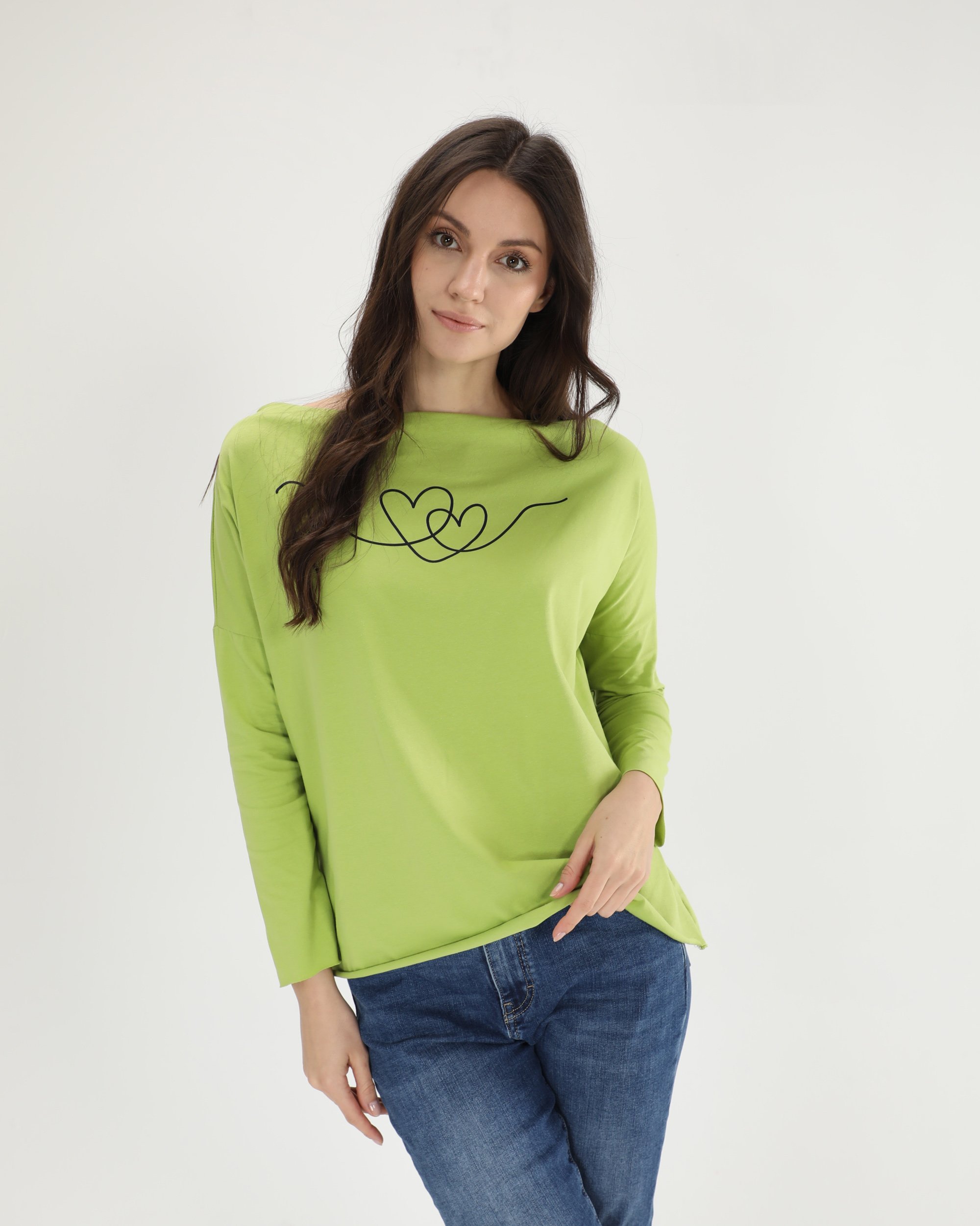 Bawełniana bluzka z nadrukiem