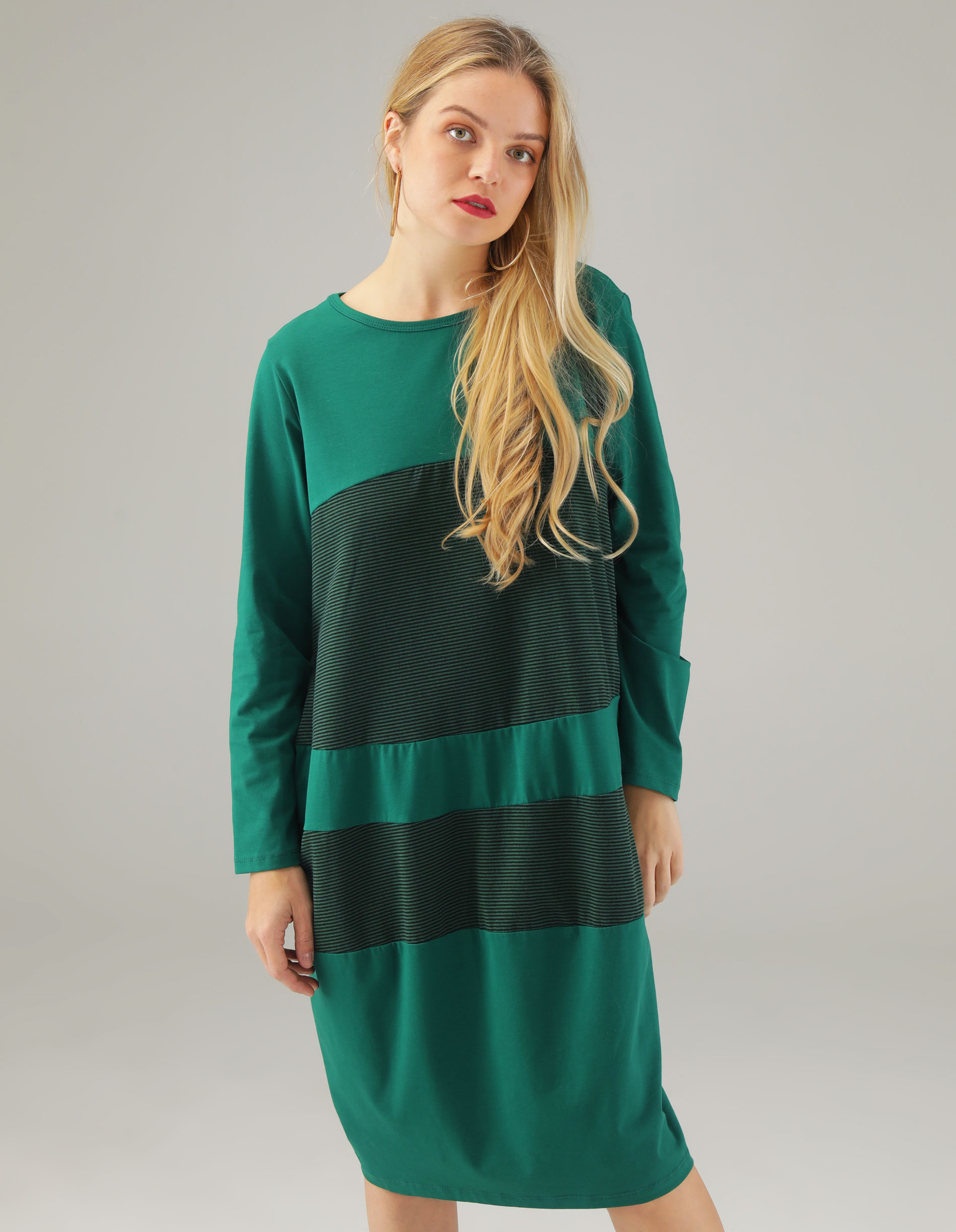 Luźna sukienka z bawełny