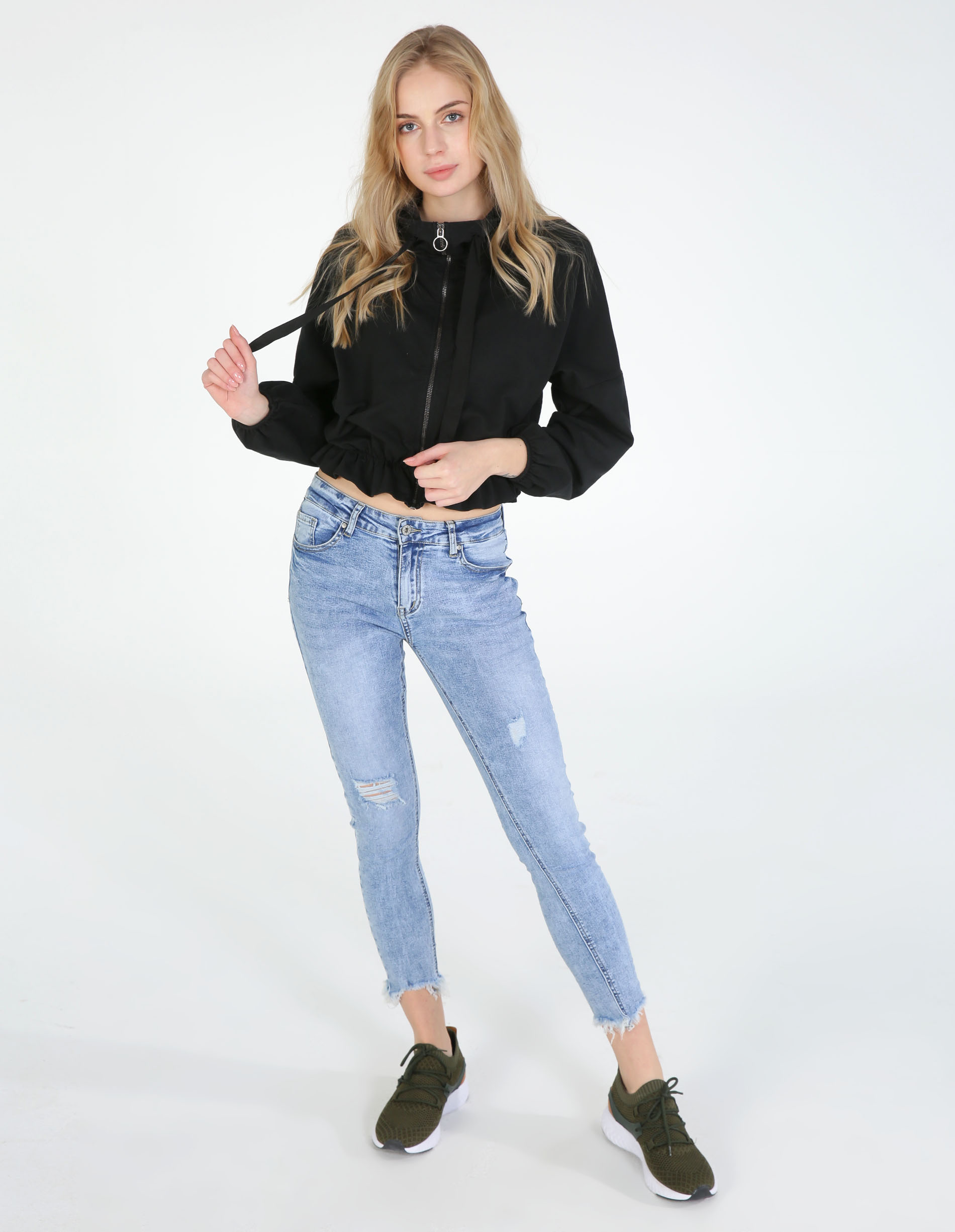 CZARNA BLUZA 226-2373 NERO