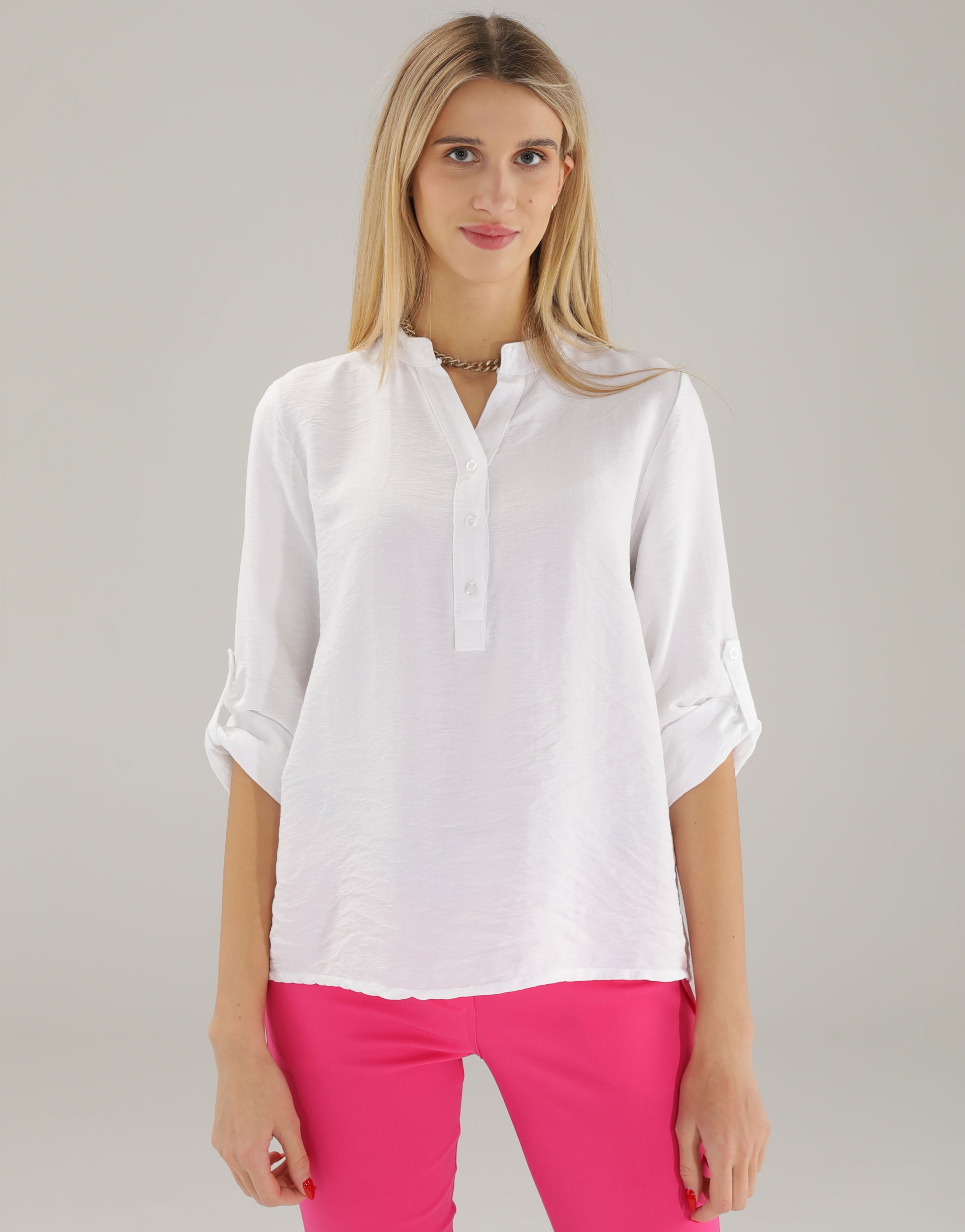 BIAŁA KOSZULA 29-1631 BIANCO