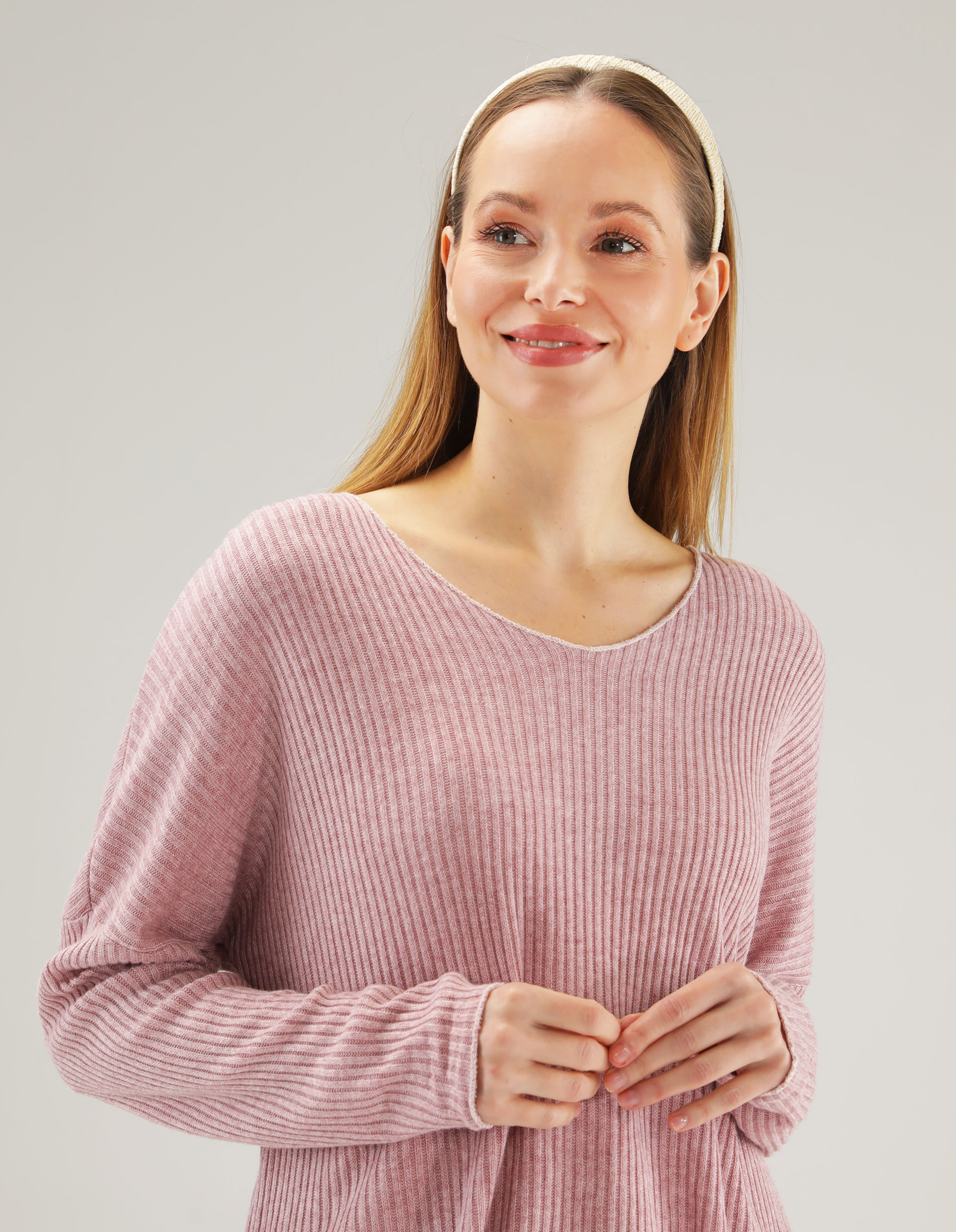 BLUZKA W PRĄŻKI 141-20569 ROSA