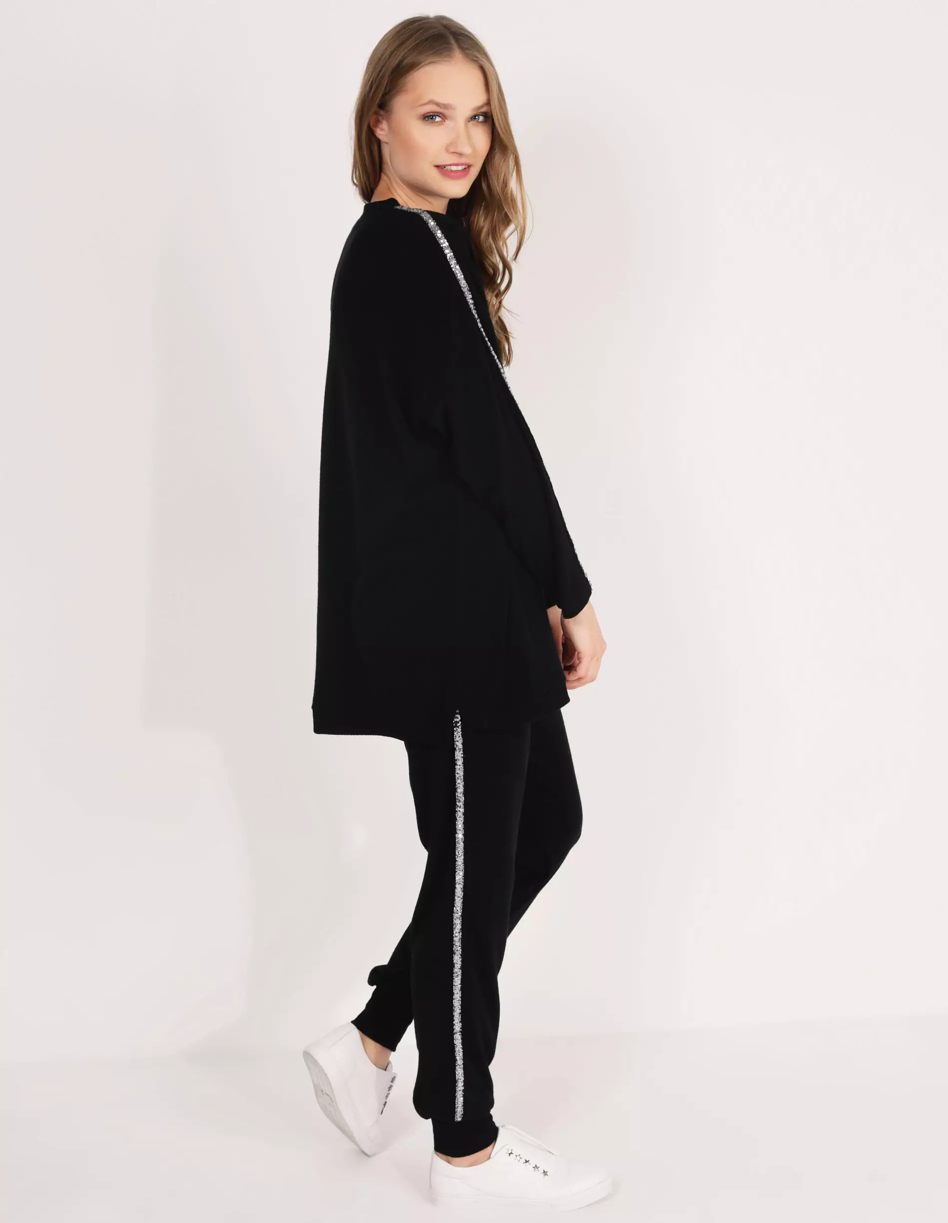 SWETER Z LAMPASAMI 214-69528 NERO