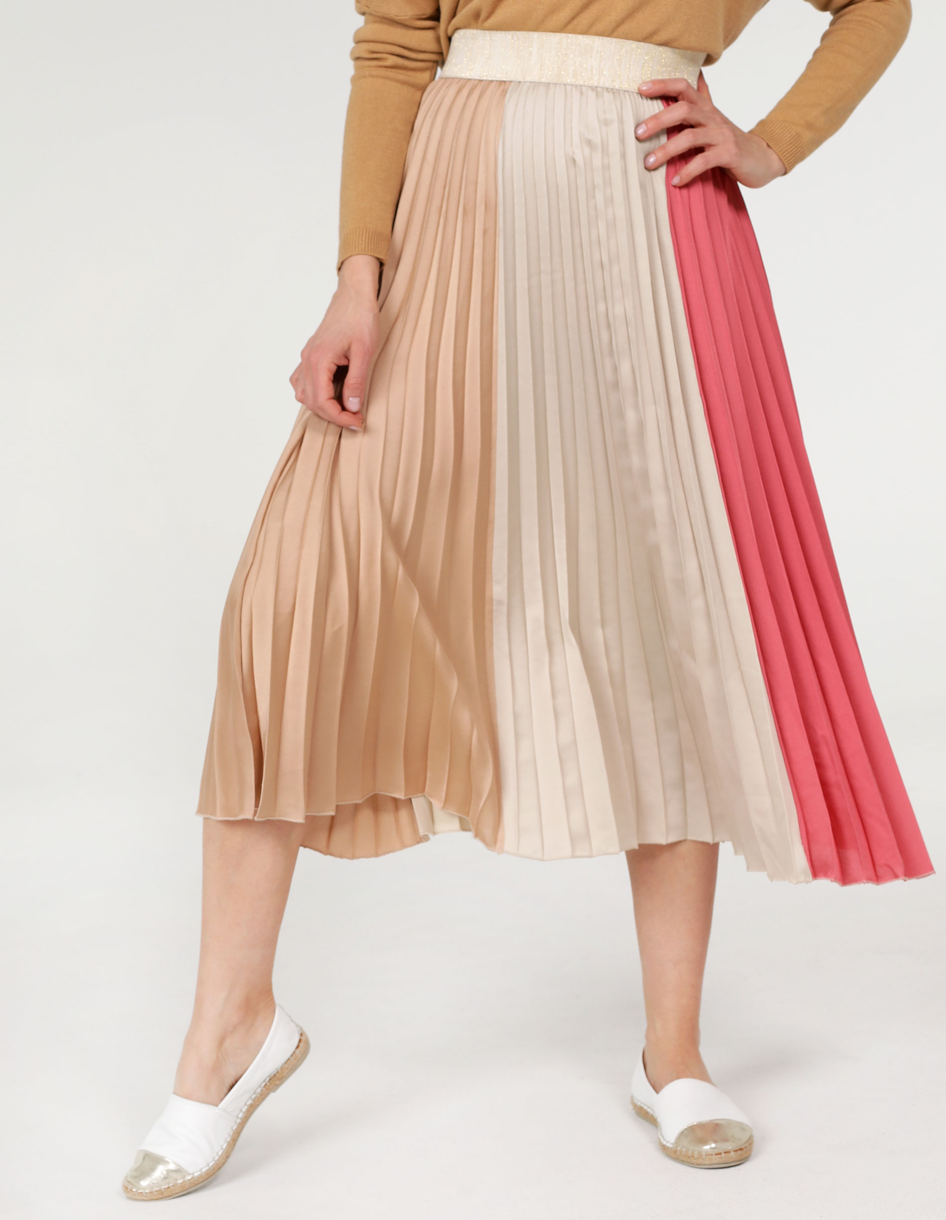 PLISOWANA SPÓDNICA 197-2161 DES-BEI