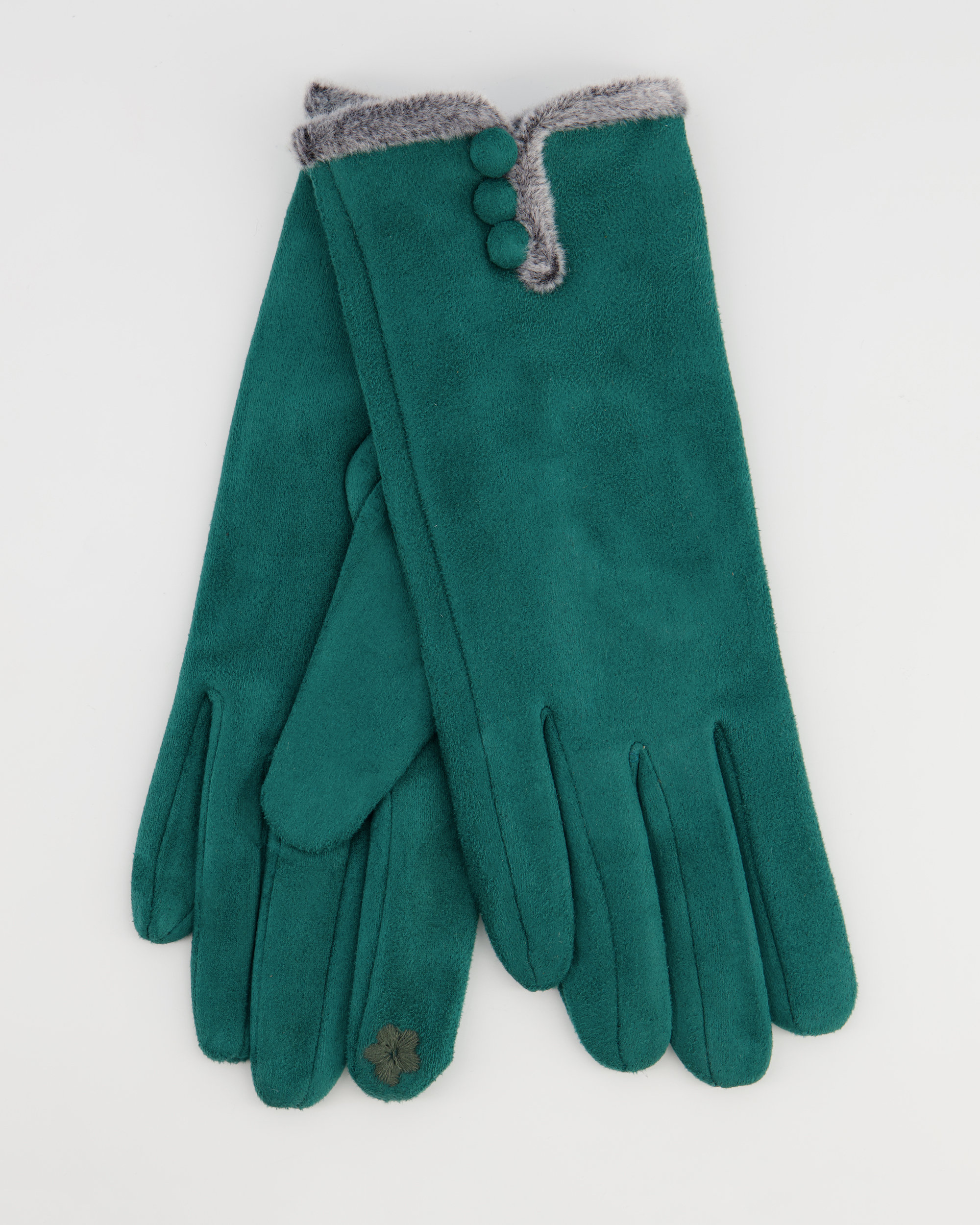 RĘKAWICZKI Z APLIKACJĄ 135-G1071 VERDE