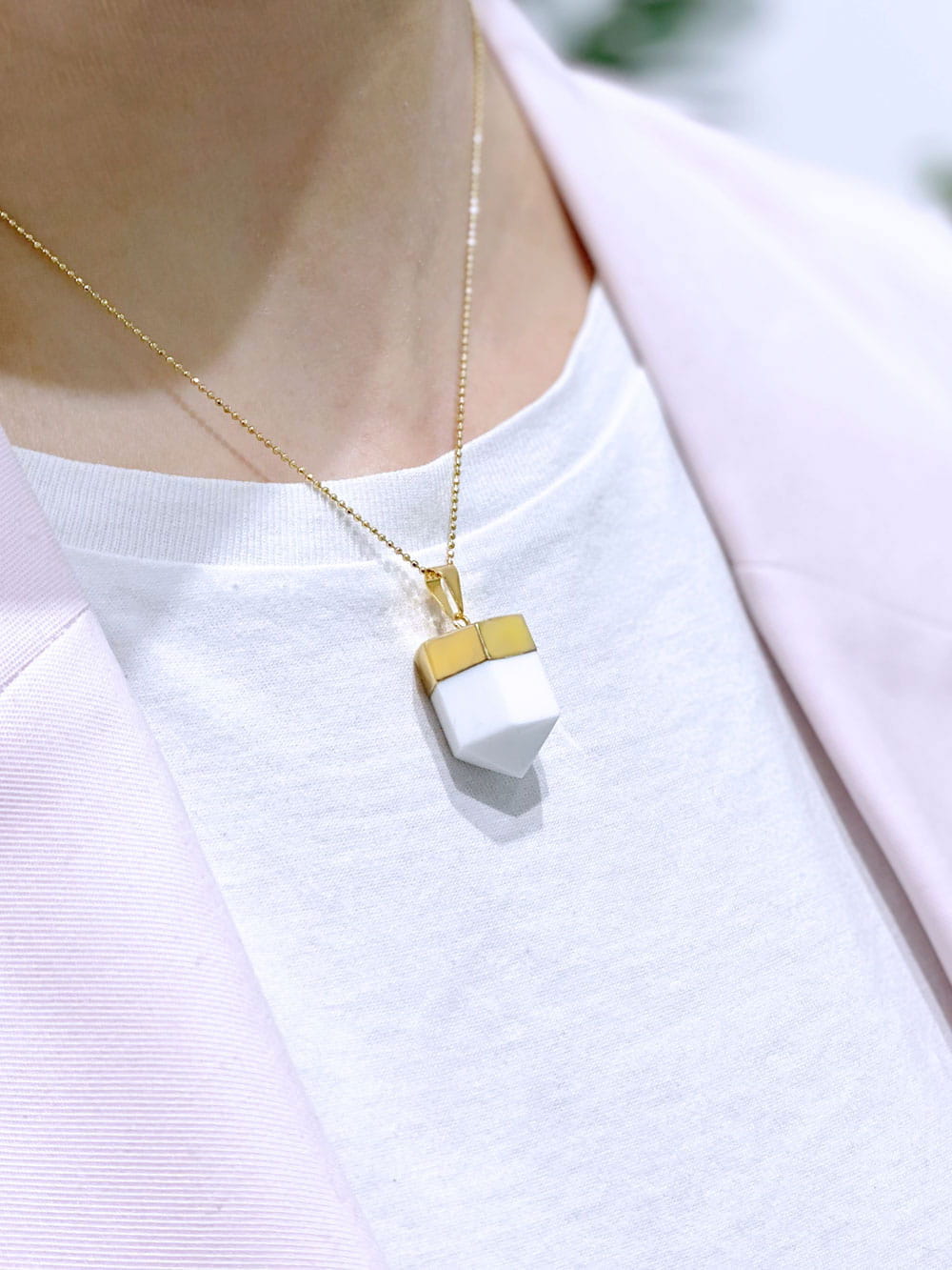 Naszyjniki Kwarc Biały