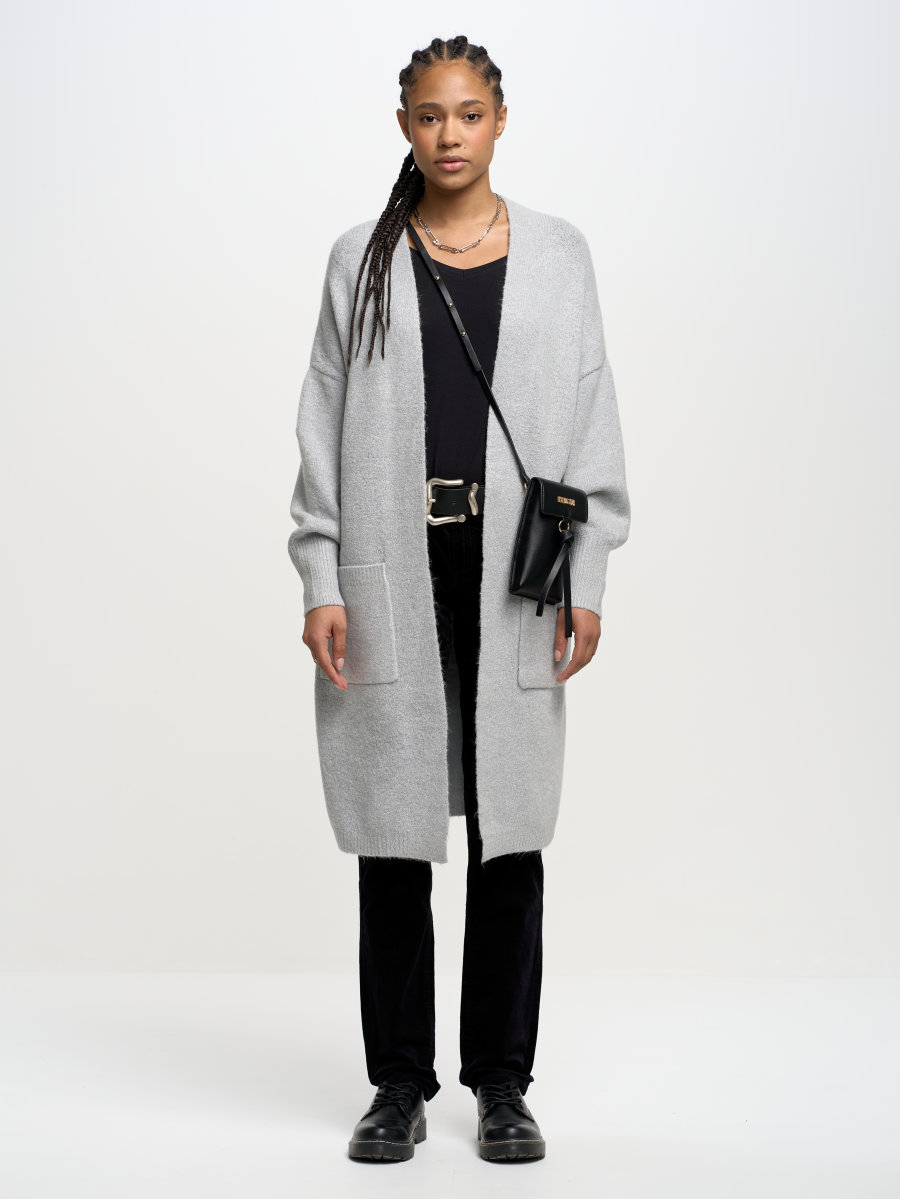 Kardigan damski szary Riska 902