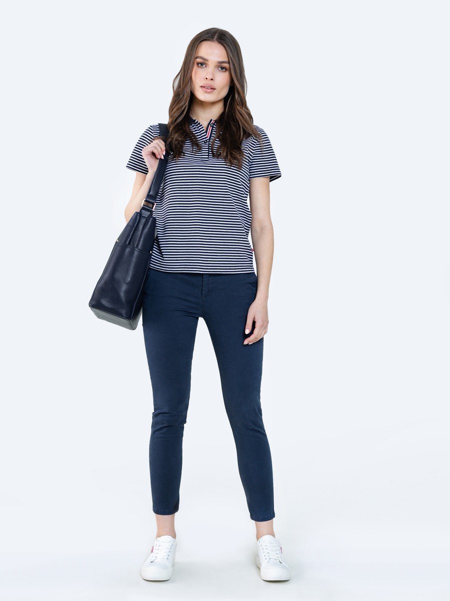 Spodnie damskie typu chinos slim Riana 404