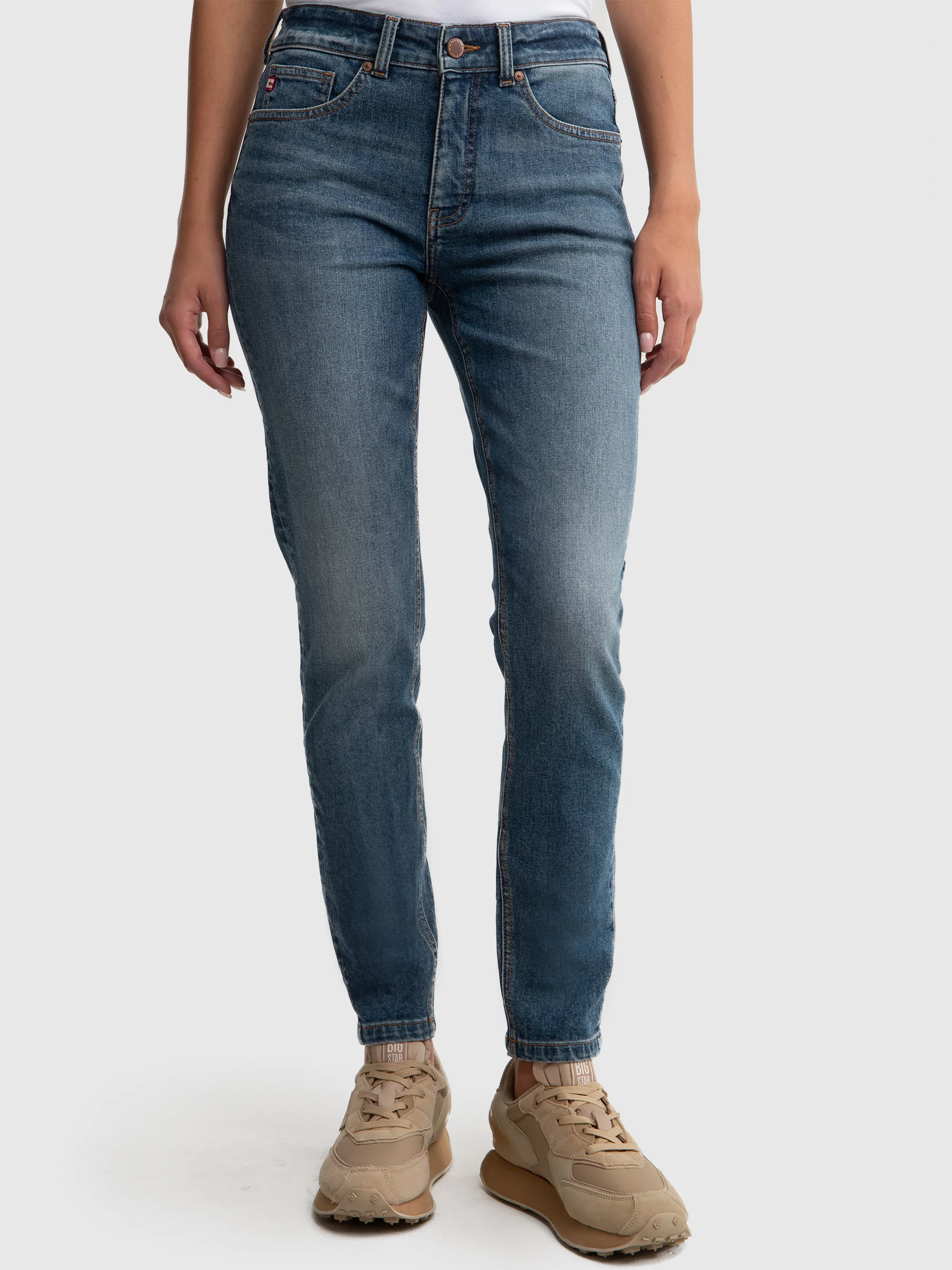 Jeansy damskie ciemnoniebieskie Maggie 494