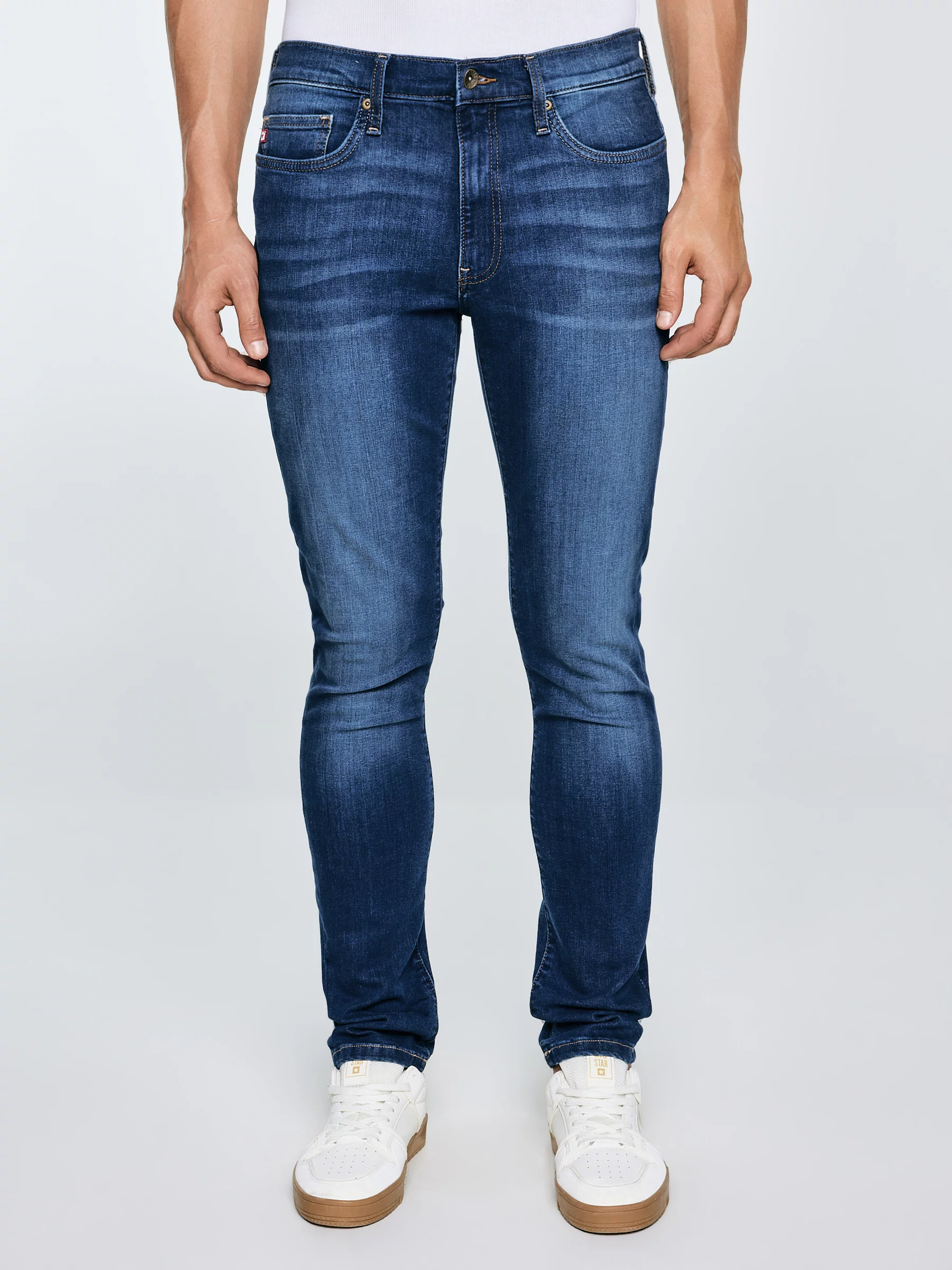 Jeansy męskie niebieskie Terry Carrot 433