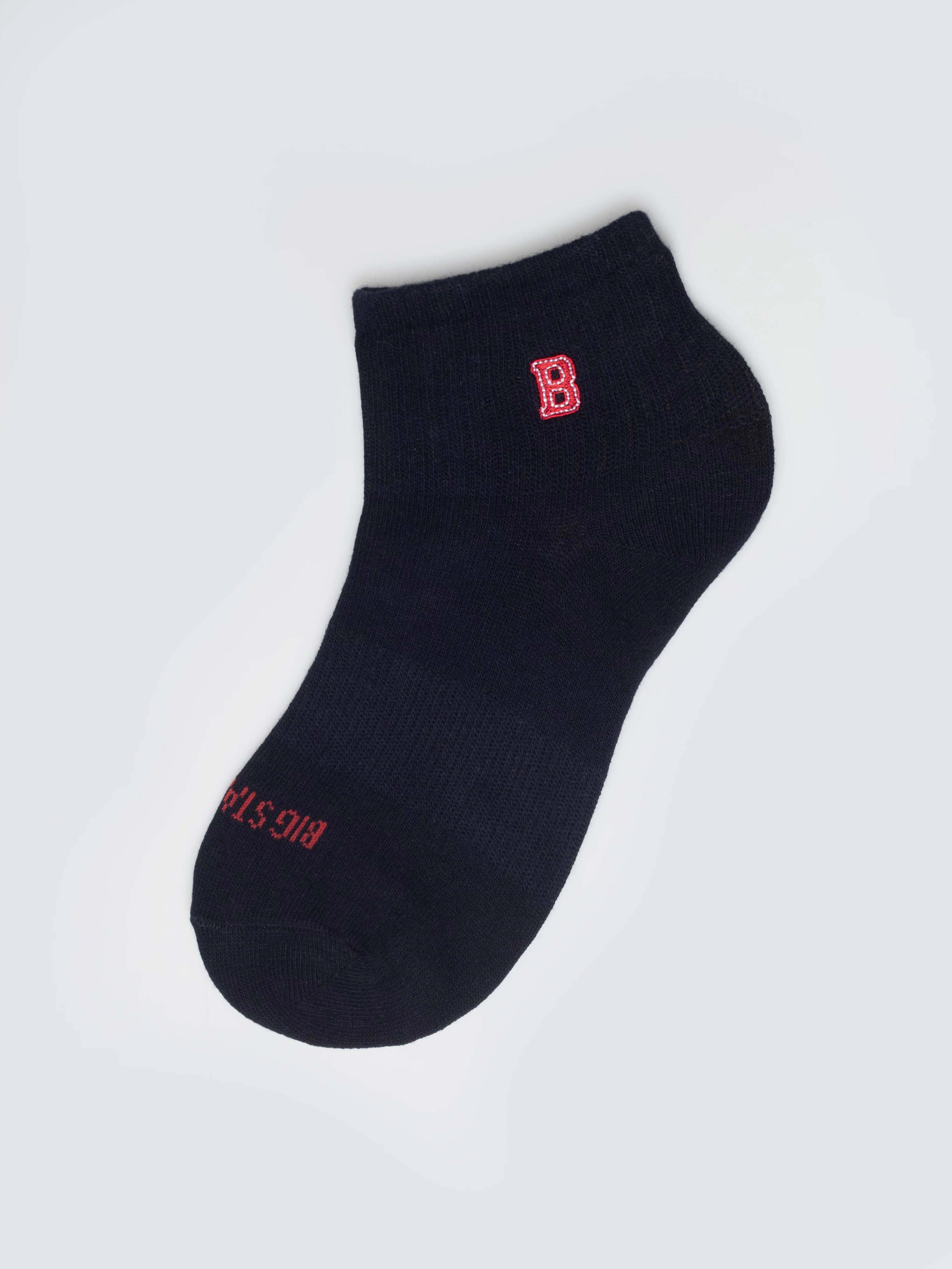 Stopki chłopięce z haftem granatowe Leos 403