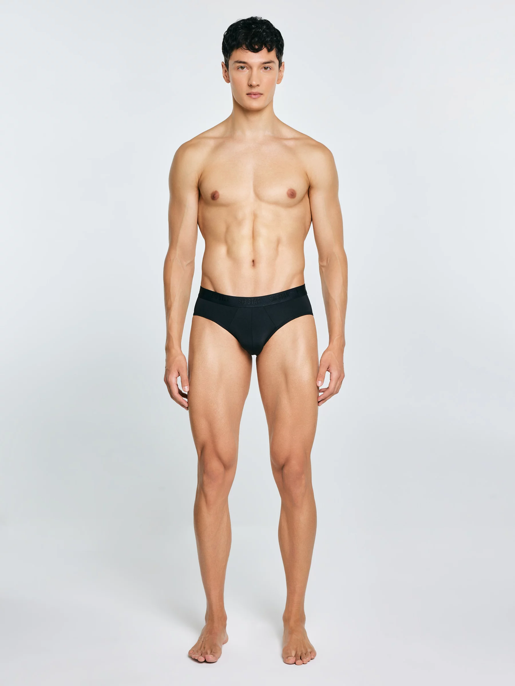 Slipy męskie z mikrofibry stay dry czarne Gimili 906