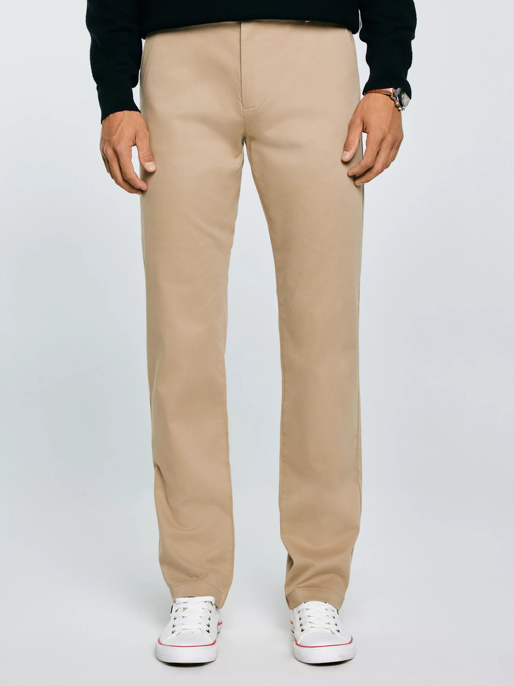 Spodnie męskie chinosy beżowe Trevor 801